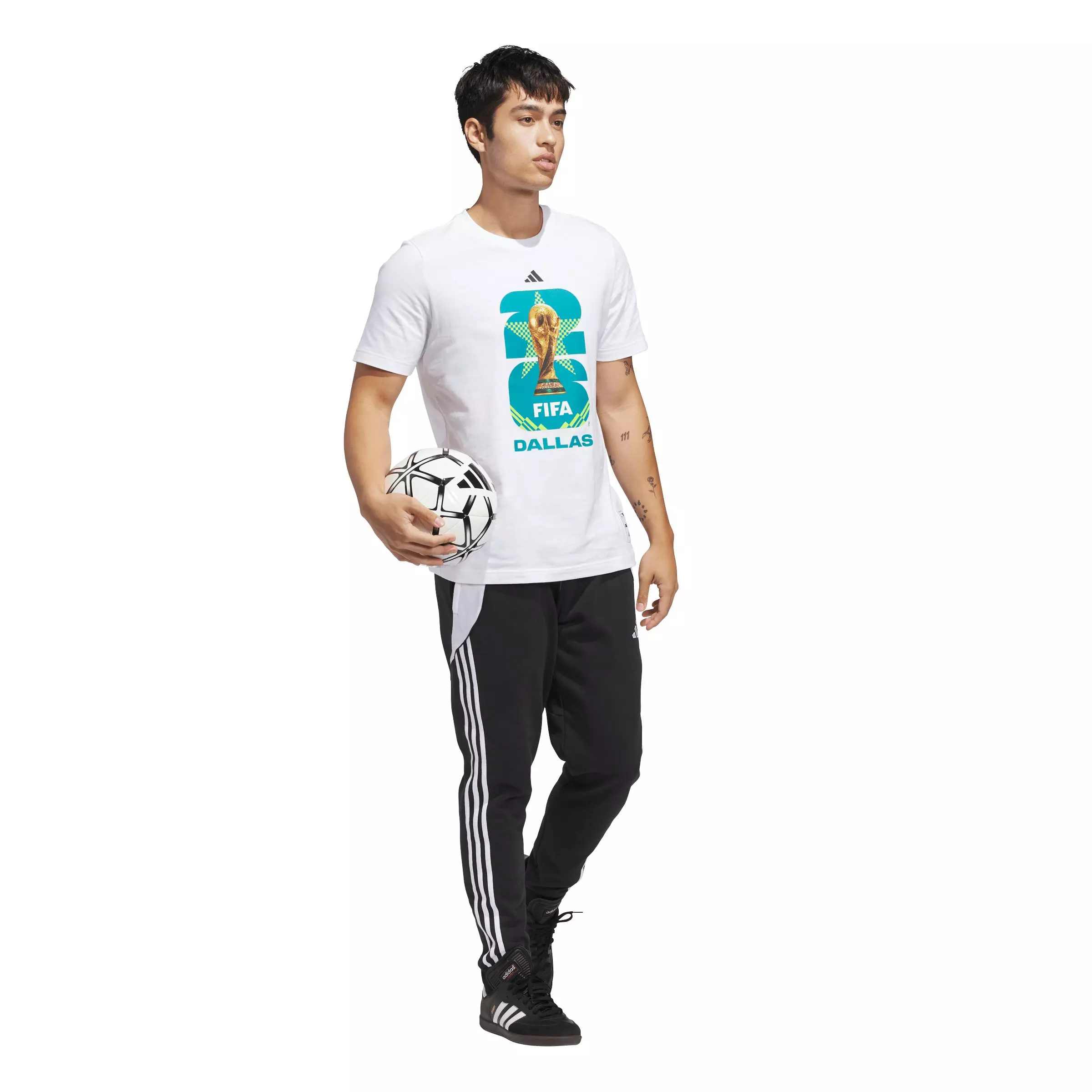 adidas Men's FIFA World Cup 26&trade; Host City Dallas Graphic T-Shirt - White - WHITE
