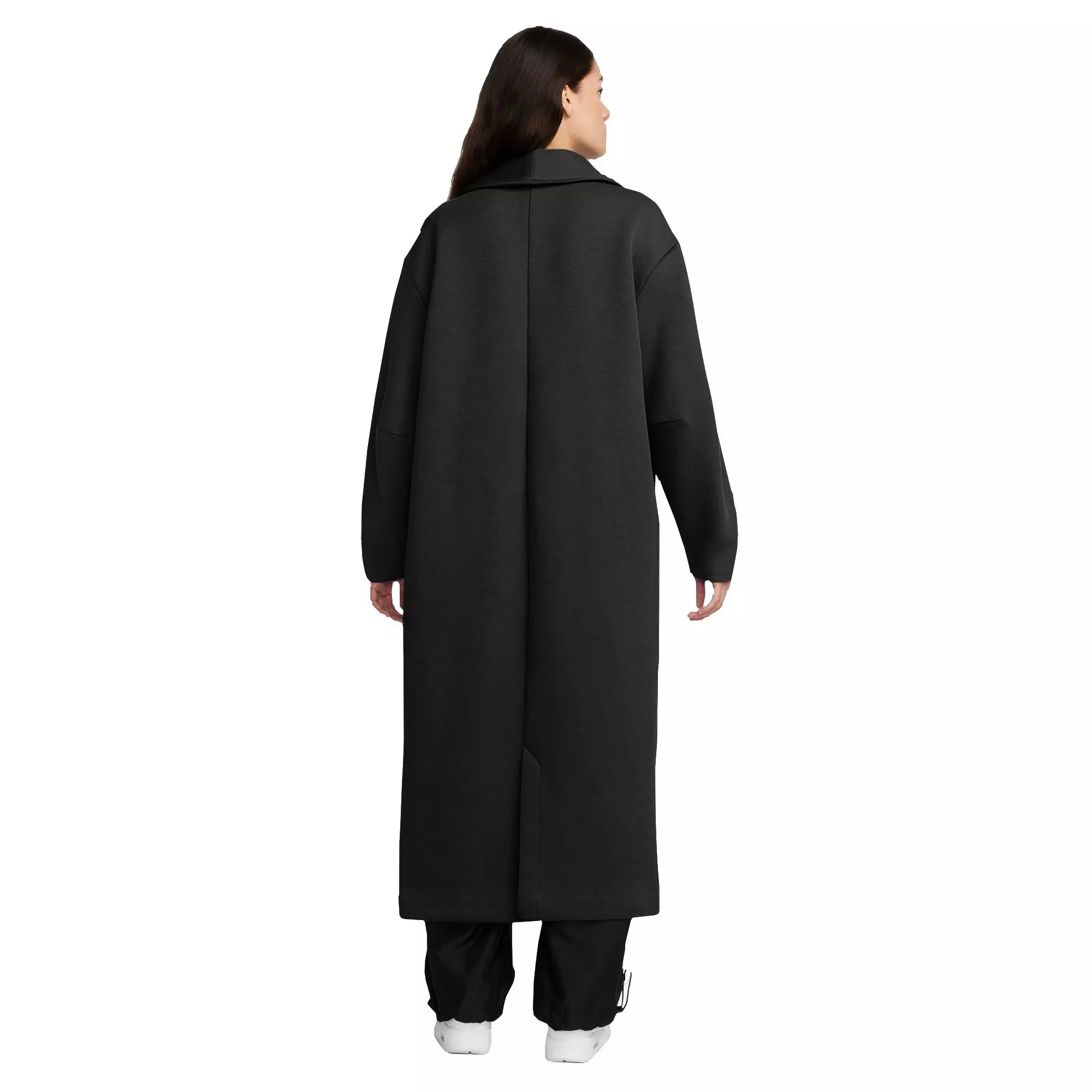 Nike Women's Sportswear Tech Fleece Oversized Duster Jacket - BLACK