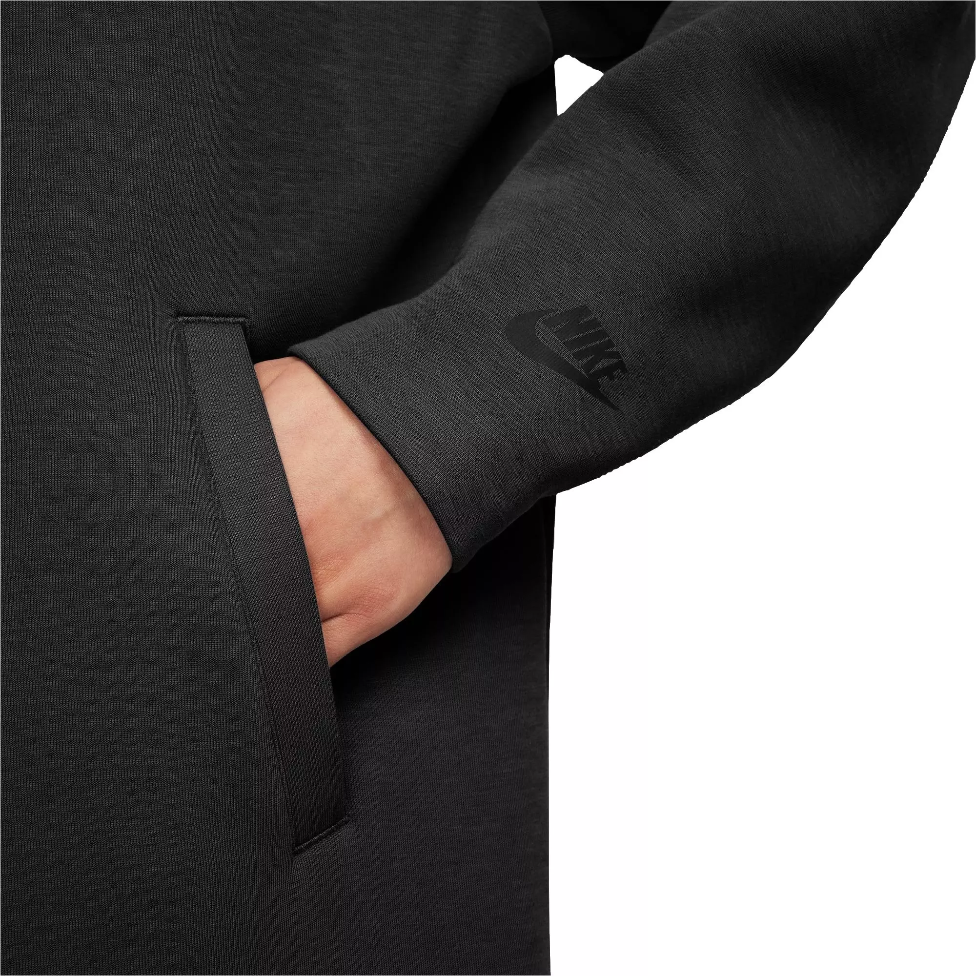Nike Women's Sportswear Tech Fleece Oversized Duster Jacket - BLACK