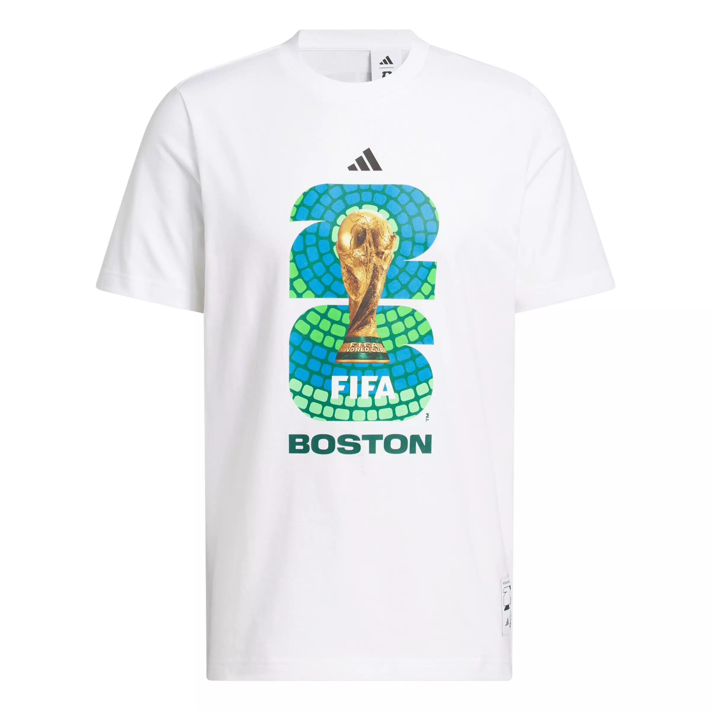 adidas Men's FIFA World Cup 26&trade; Host City Boston Graphic T-Shirt - White - WHITE