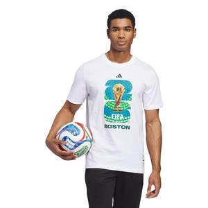 adidas Men's FIFA World Cup 26&trade; Host City Boston Graphic T-Shirt - White