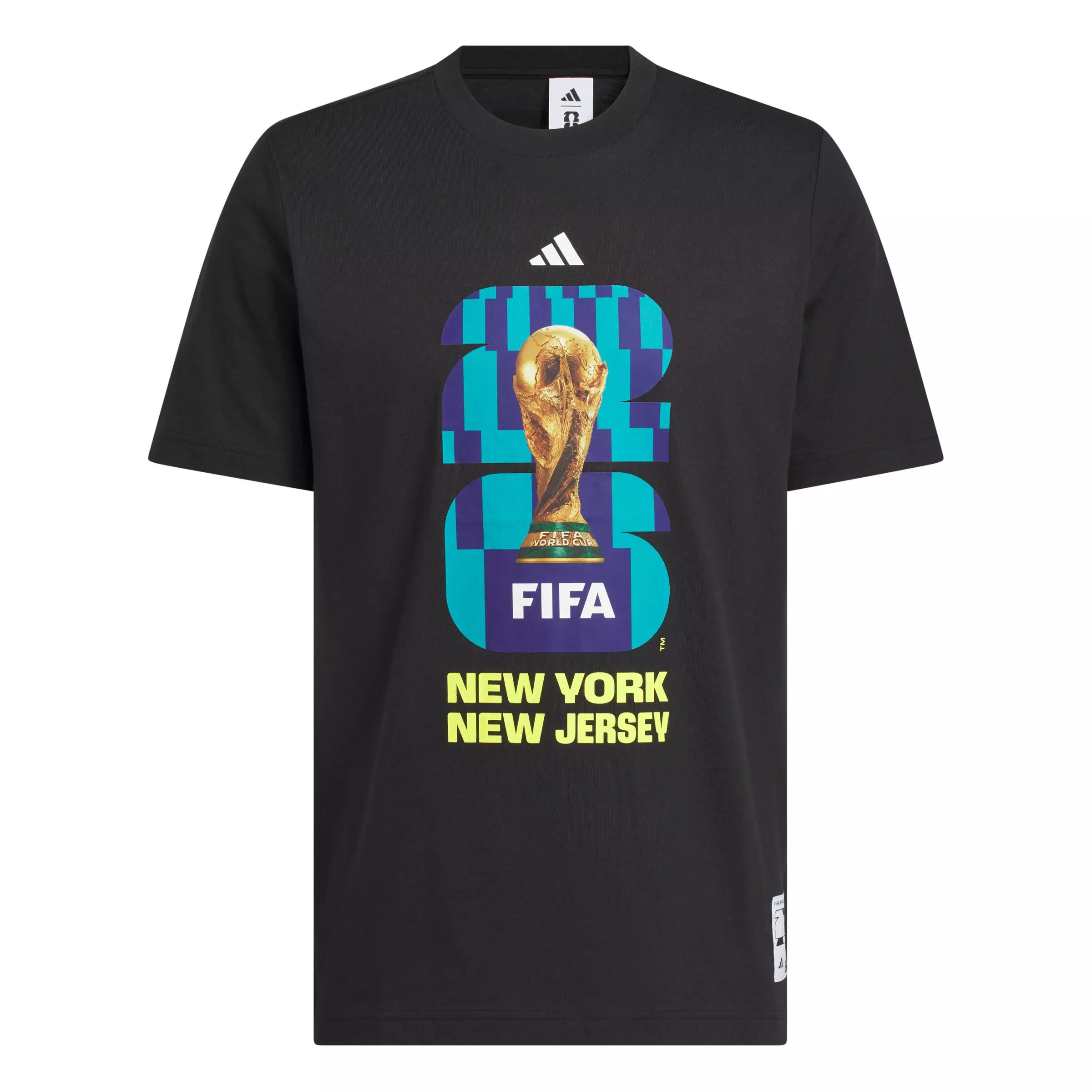 adidas Men's FIFA World Cup 26&trade; Host City New York New Jersey Graphic T-Shirt - Black - BLACK