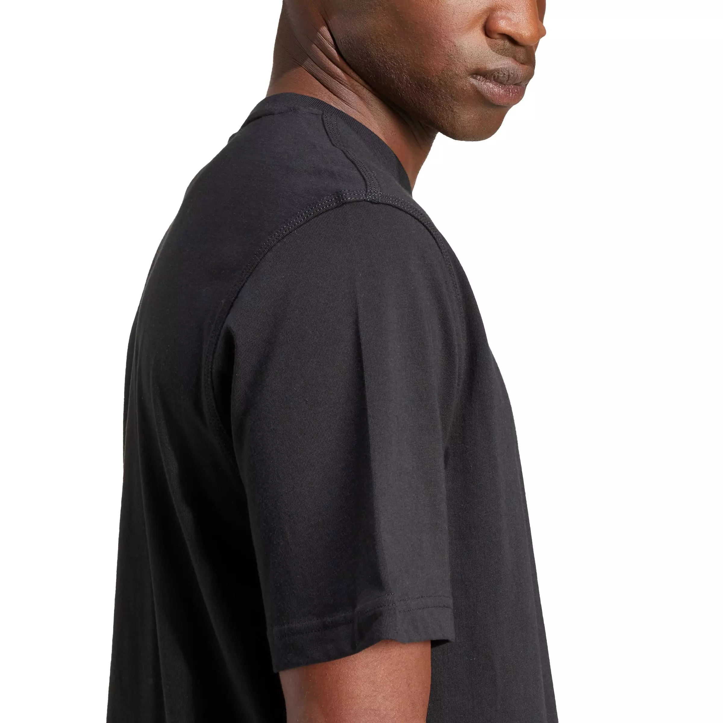 adidas Originals Men's Trefoil Essentials Tee - Black - BLACK