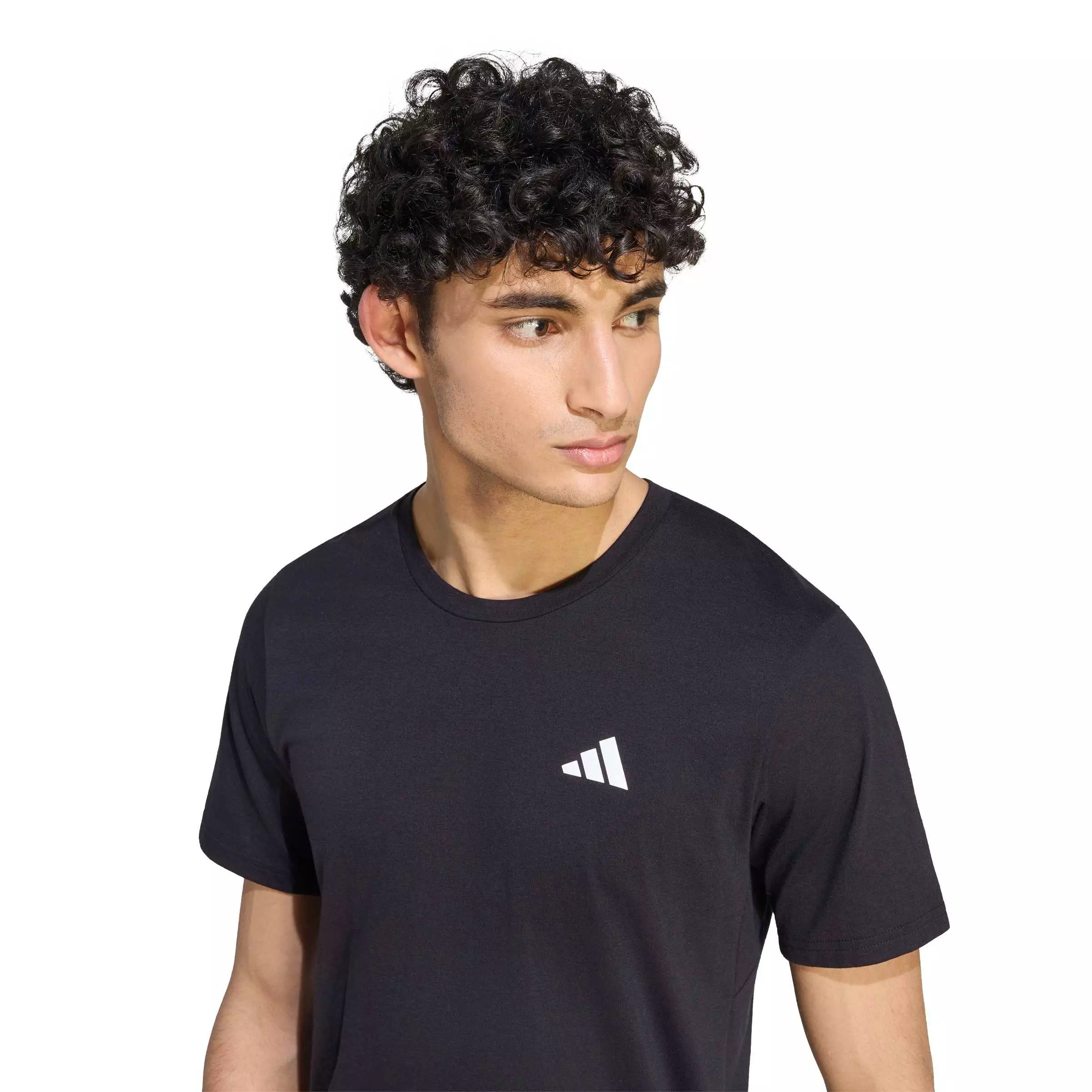 adidas Men's Train Essentials Feelready Training T-Shirt - Black/White - BLACK/WHITE
