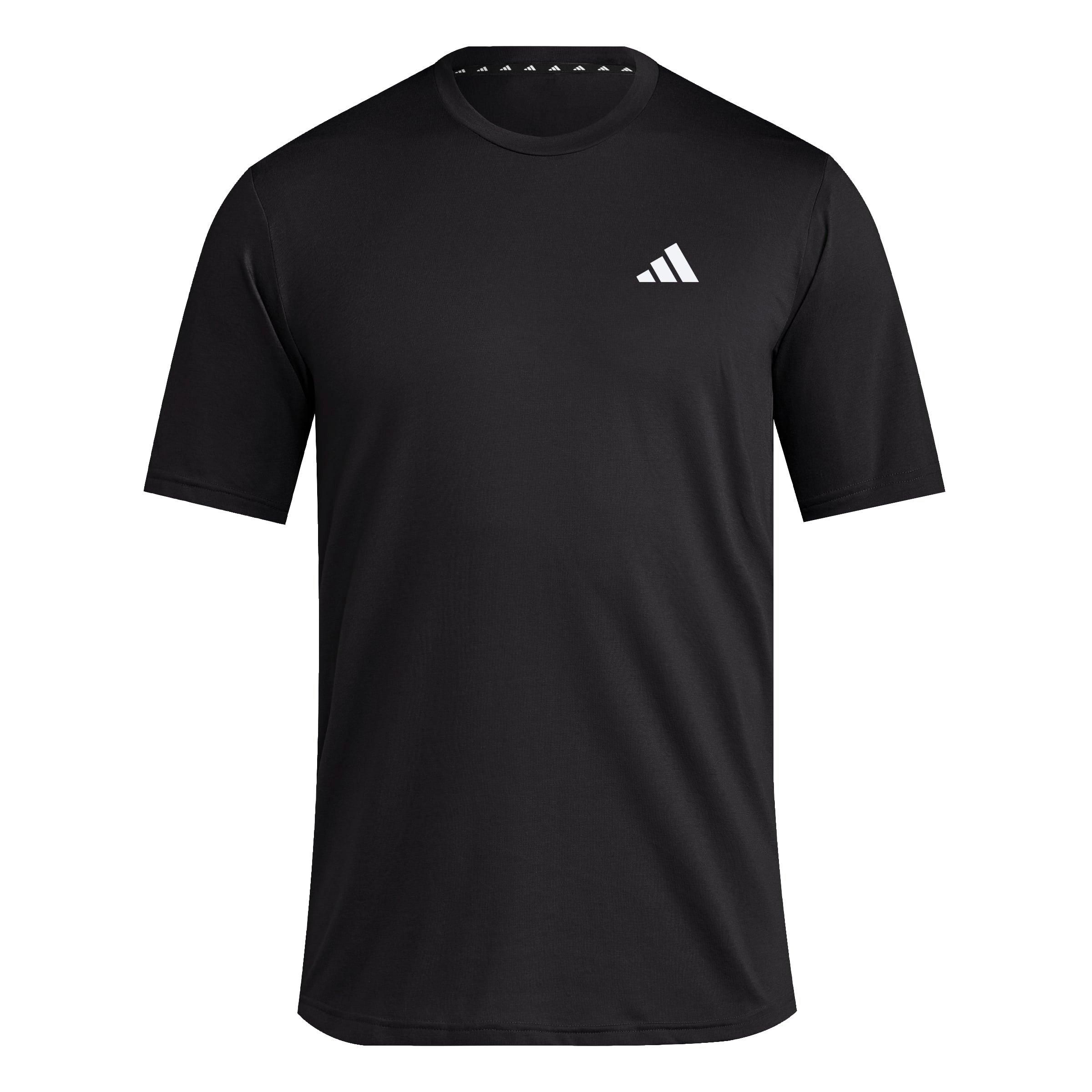 adidas Men's Train Essentials Feelready Training T-Shirt - Black/White - BLACK/WHITE Thumbnail View 1