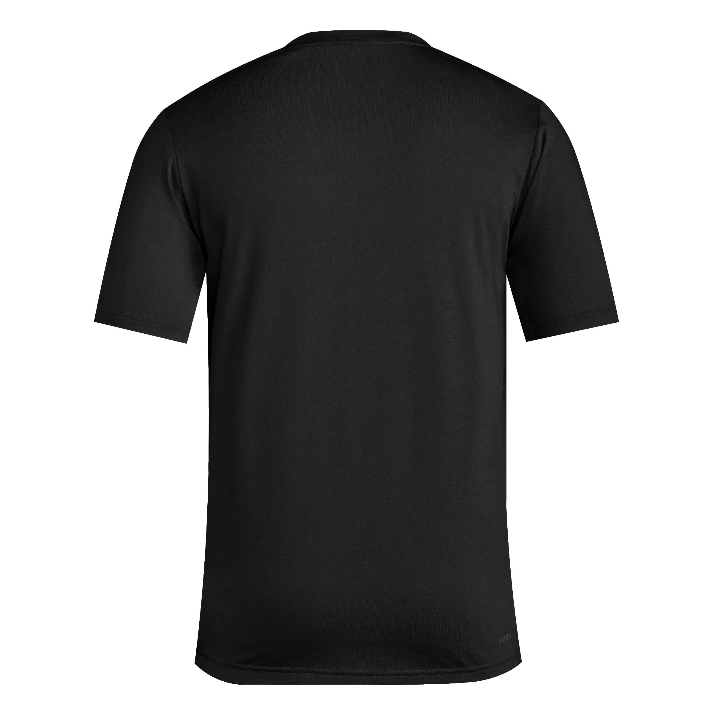 adidas Men's Train Essentials Feelready Training T-Shirt - Black/White - BLACK/WHITE Thumbnail View 2