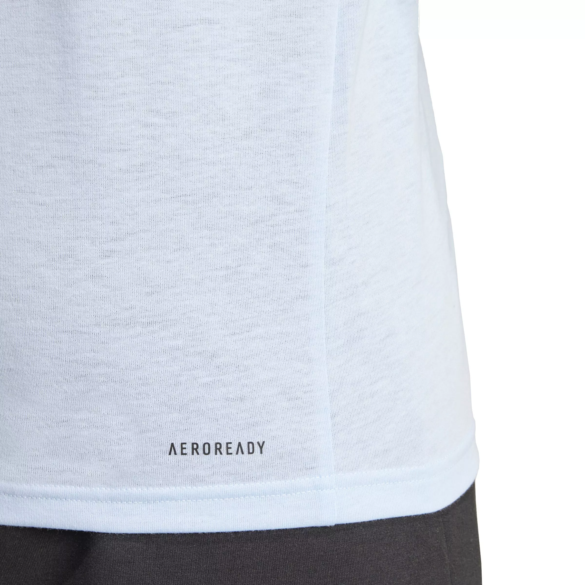 adidas Men's Train Essentials Feelready Training T-Shirt - Blue/Black - BLUE/BLACK