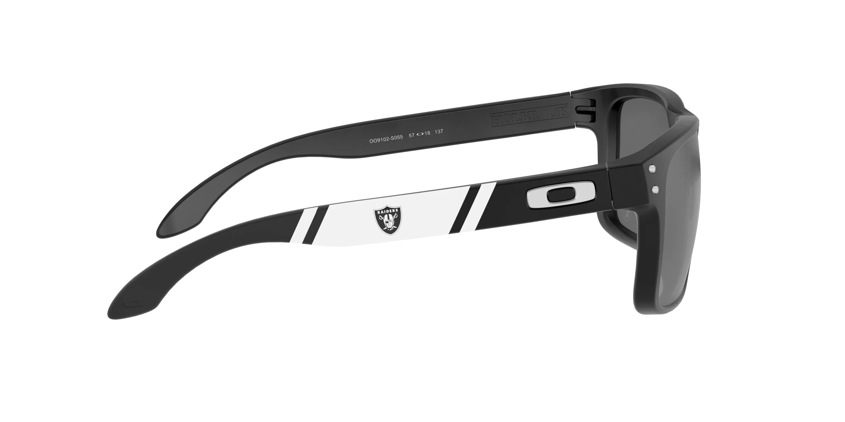 Oakley Las Vegas Raiders Holbrook Sunglasses - MATTE BLACK