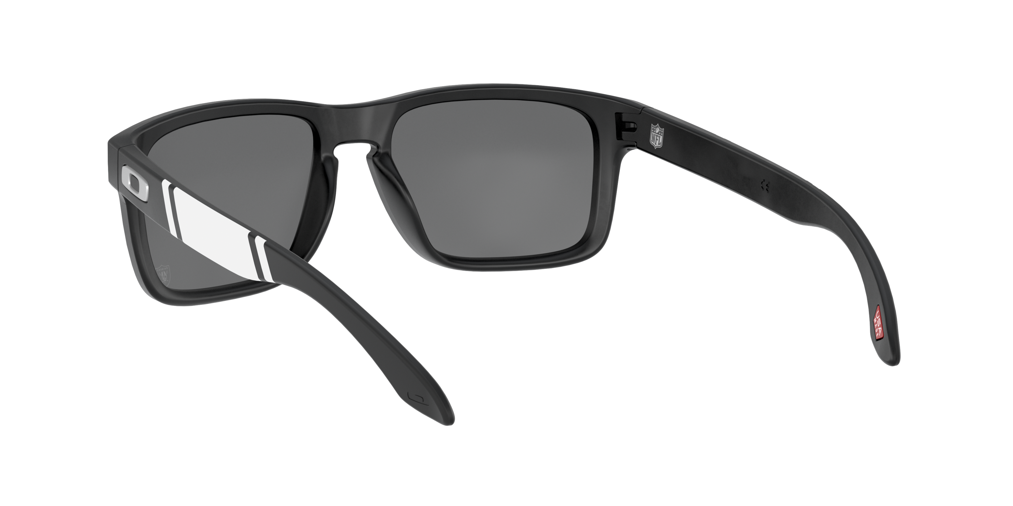 Oakley Las Vegas Raiders Holbrook Sunglasses - MATTE BLACK Thumbnail View 6