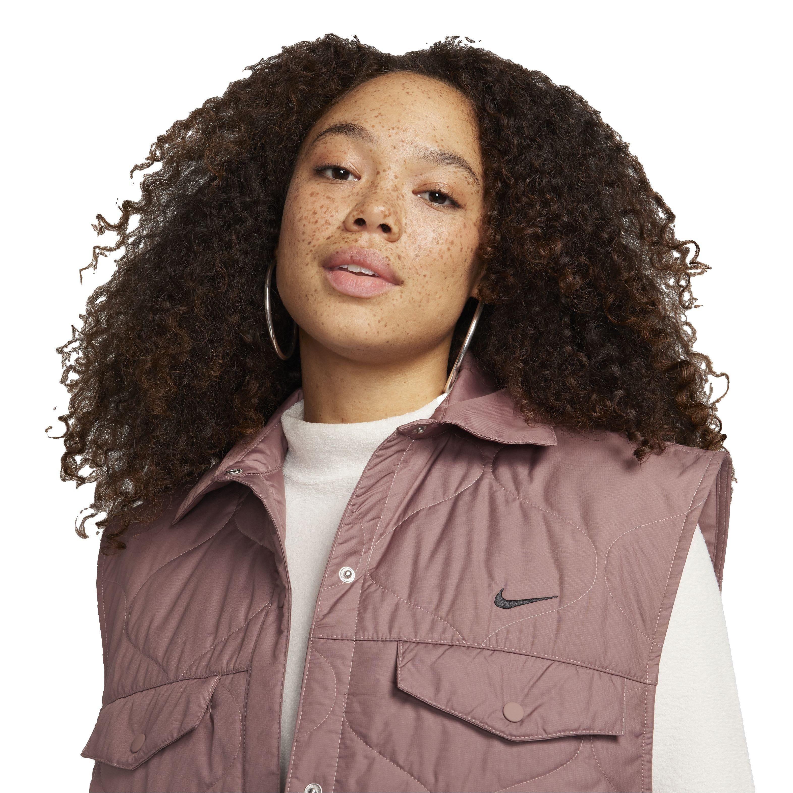 Nike Women's Sportswear Essentials Vest - BROWN Thumbnail View 3