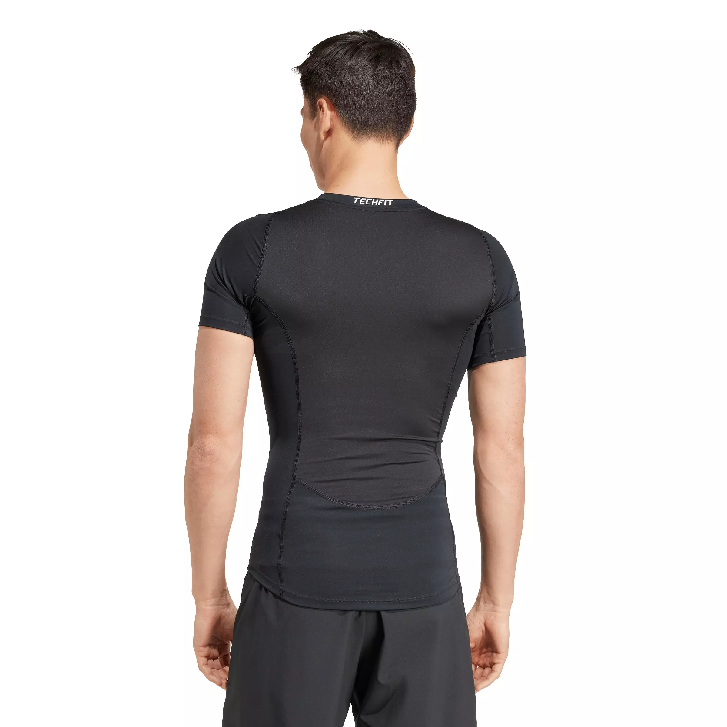 adidas Men's TECHFIT Compression Training T-Shirt - Black - BLACK