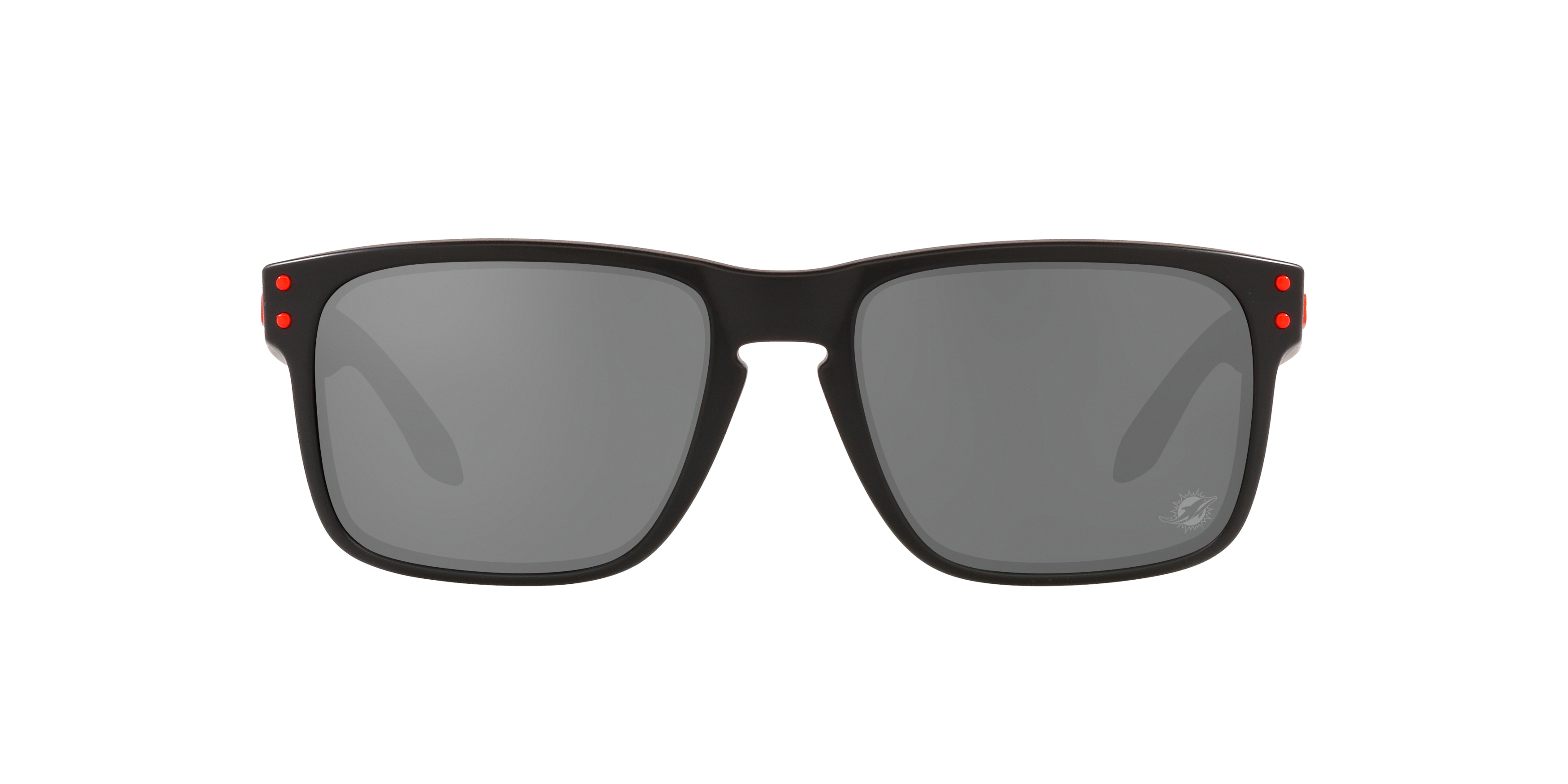 Oakley Miami Dolphins Holbrook Sunglasses - MATTE BLACK Thumbnail View 2