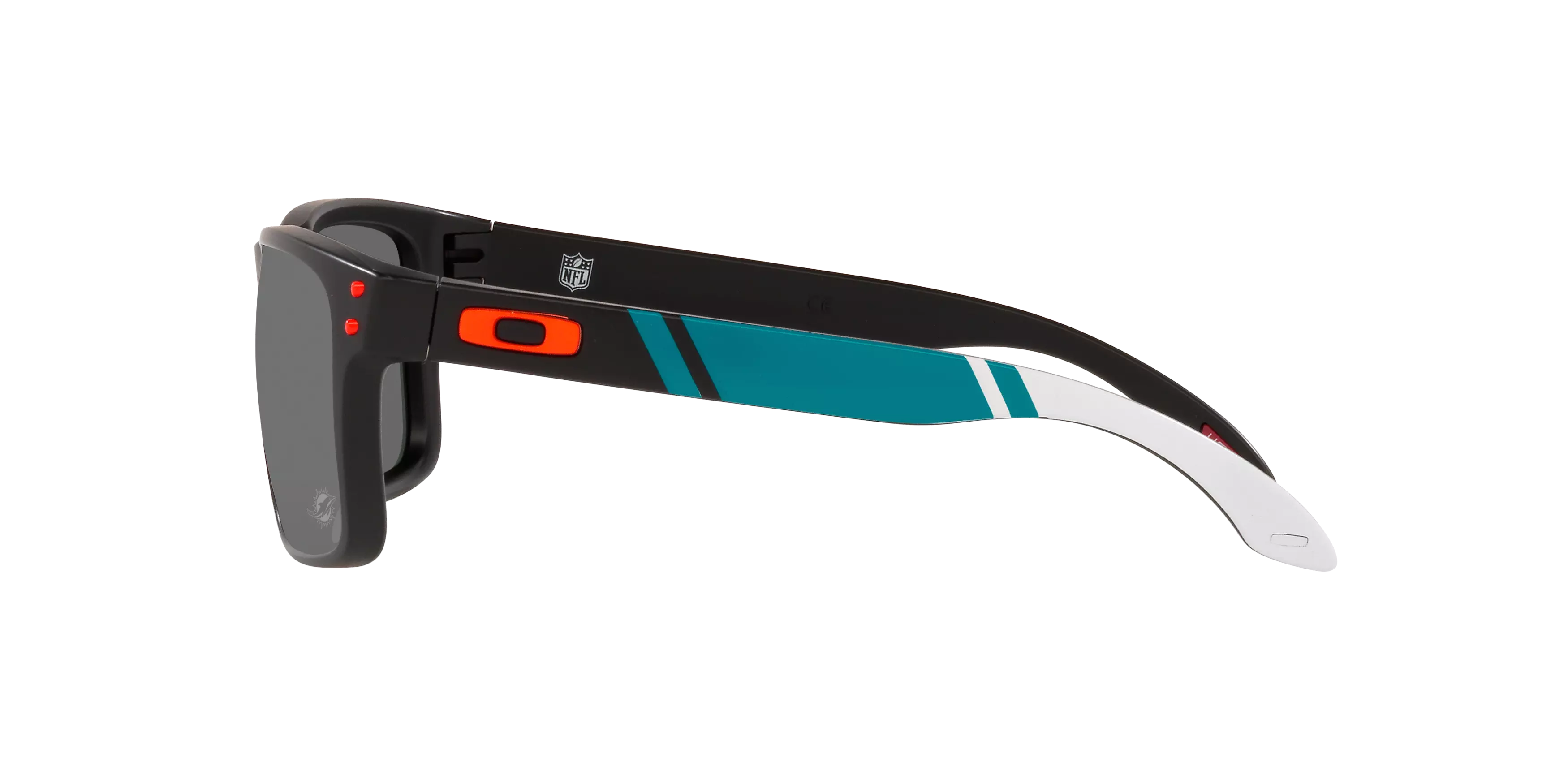 Oakley Miami Dolphins Holbrook Sunglasses - MATTE BLACK