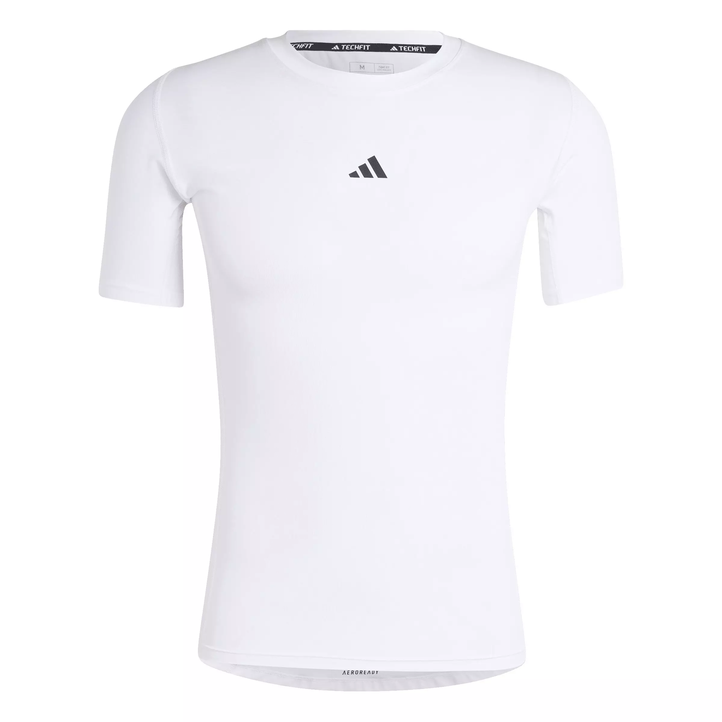 adidas Men's TECHFIT Compression Training T-Shirt - White - WHITE