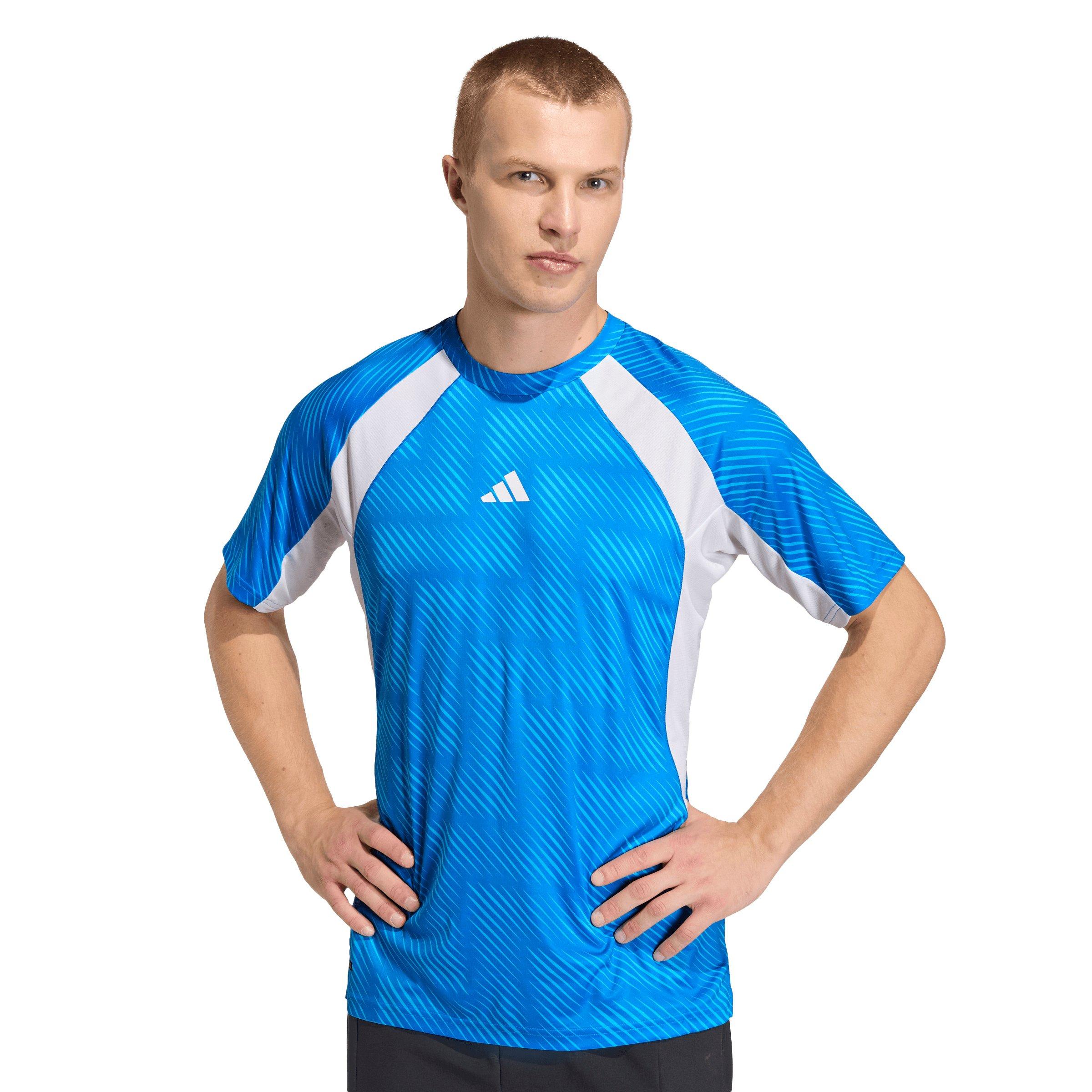 adidas Men's Tech Apparel T-Shirt WC26 - Blue/White - BLUE/WHITE Thumbnail View 3
