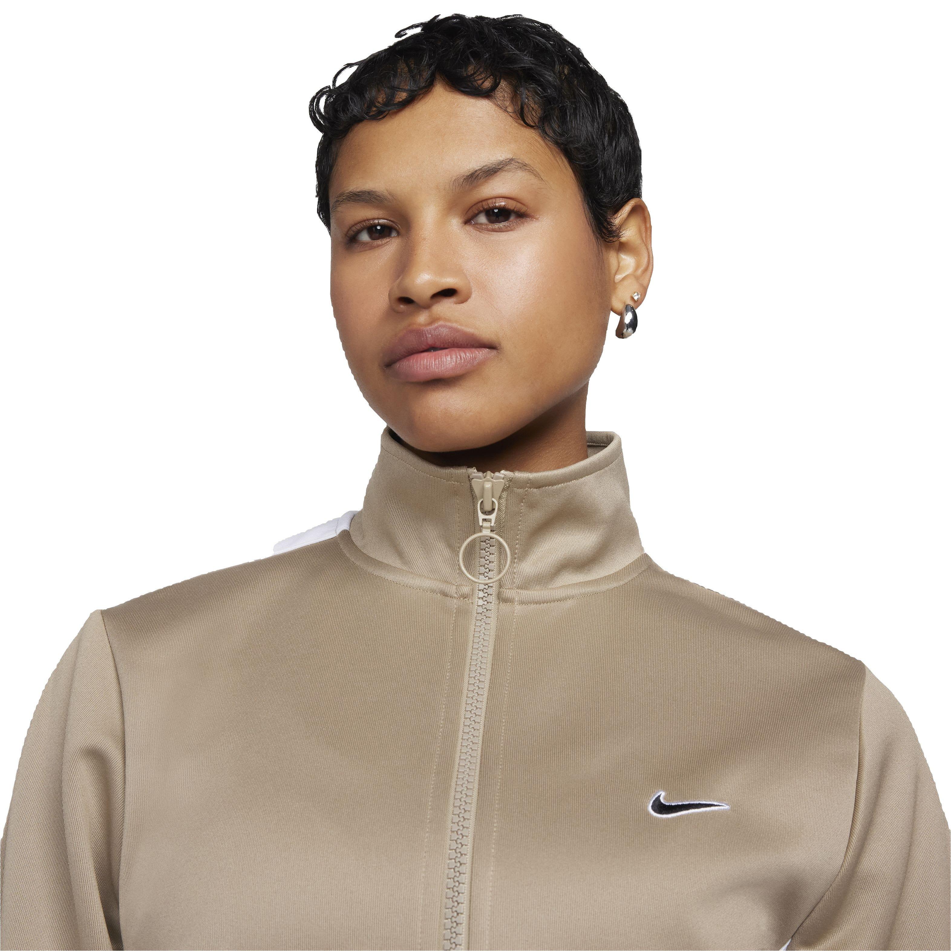Nike Women's Sportswear Jacket - BROWN Thumbnail View 3