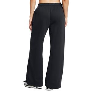 Under Armour Women's UA Icon Fleece Wide Leg Pants - Black/White