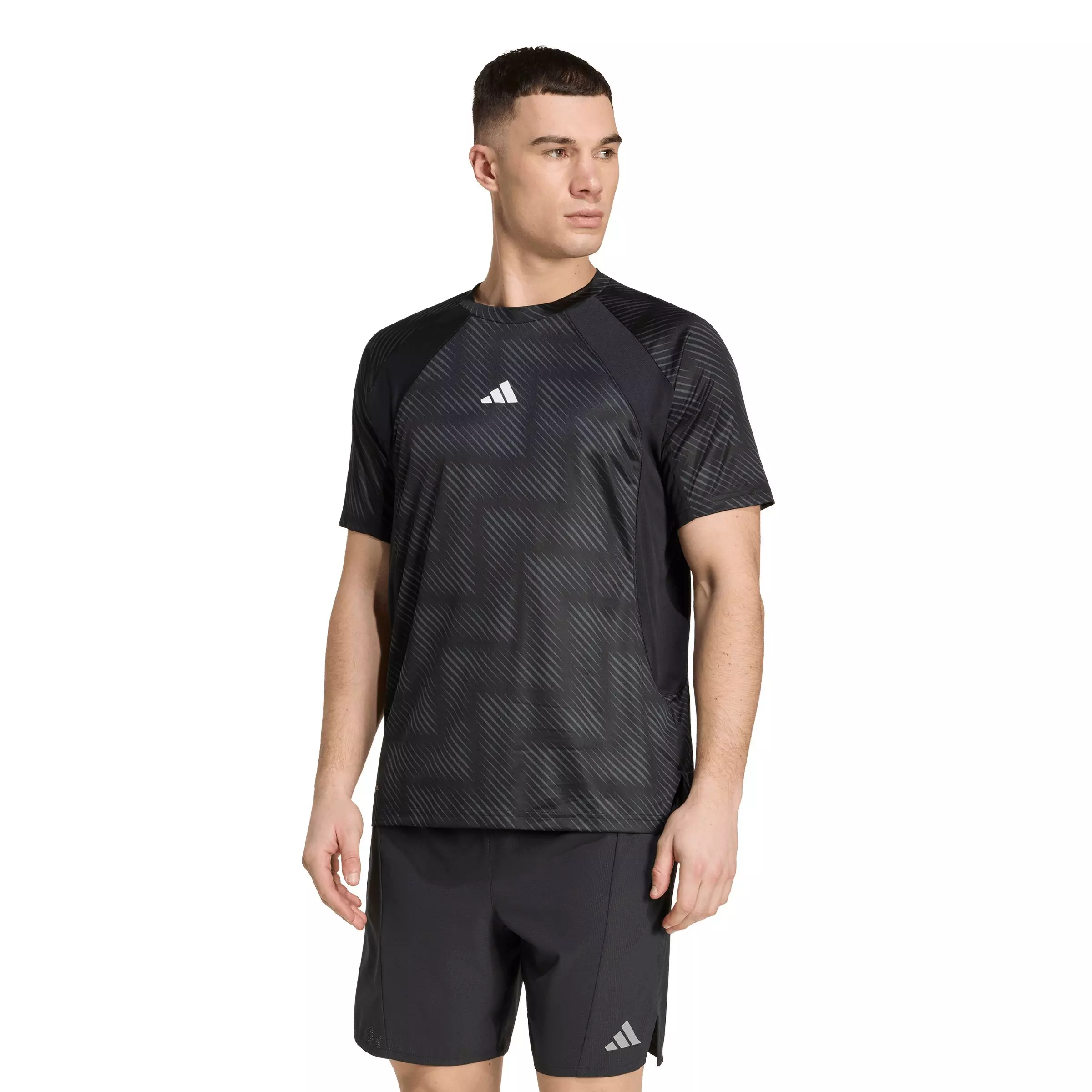 adidas Men's Tech Apparel T-Shirt WC26 - Black - BLACK