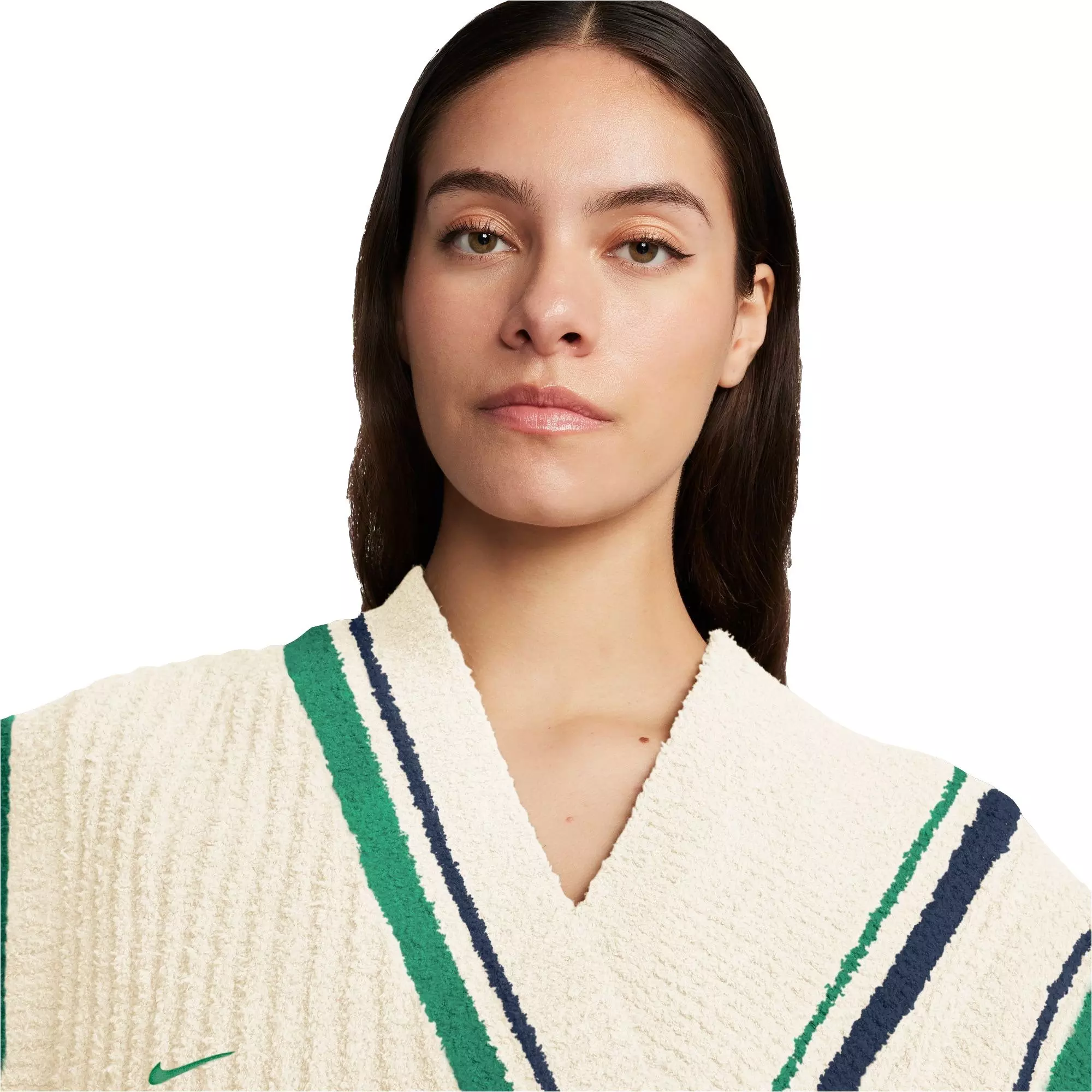 Nike Women's Sportswear Collection Knit Vest - WHITE/NAVY