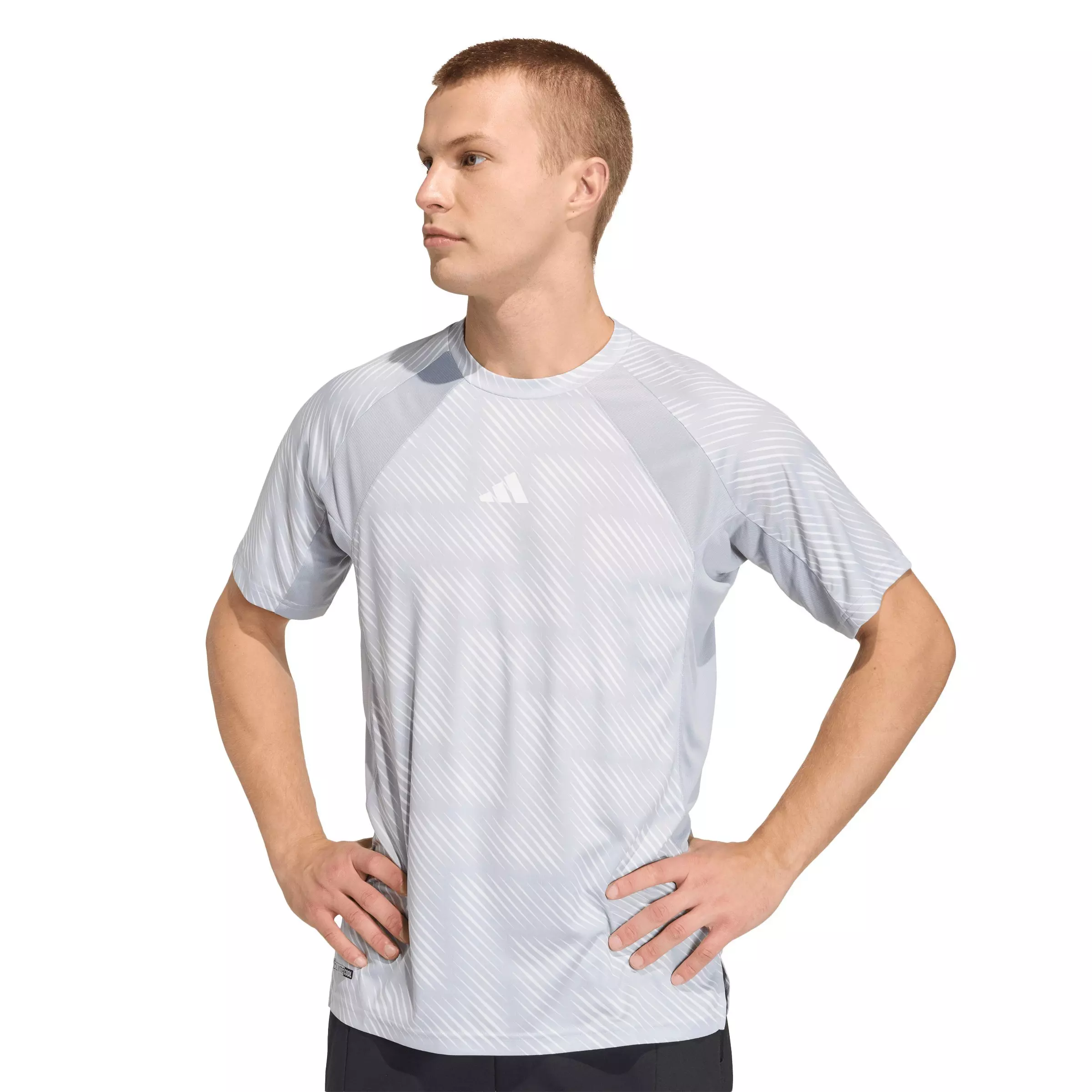 adidas Men's Tech Apparel T-Shirt WC26 - Silver - SILVER