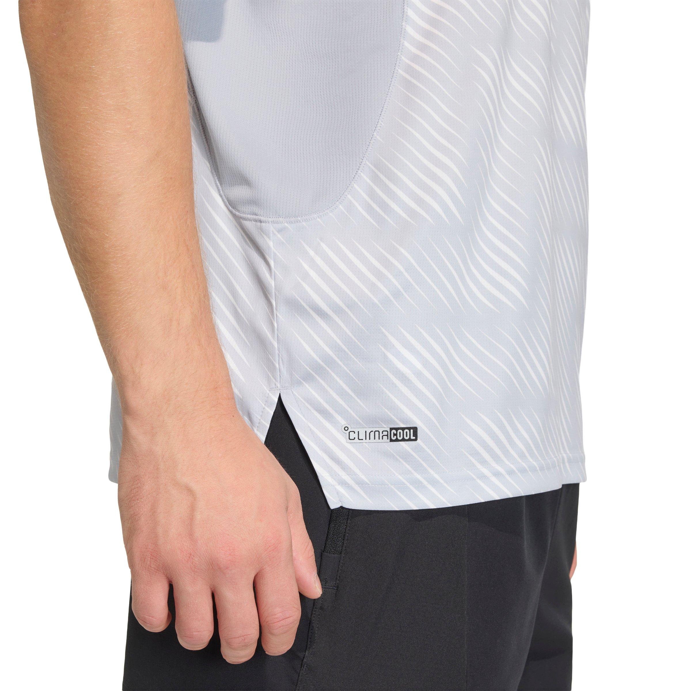 adidas Men's Tech Apparel T-Shirt WC26 - Silver - SILVER Thumbnail View 4