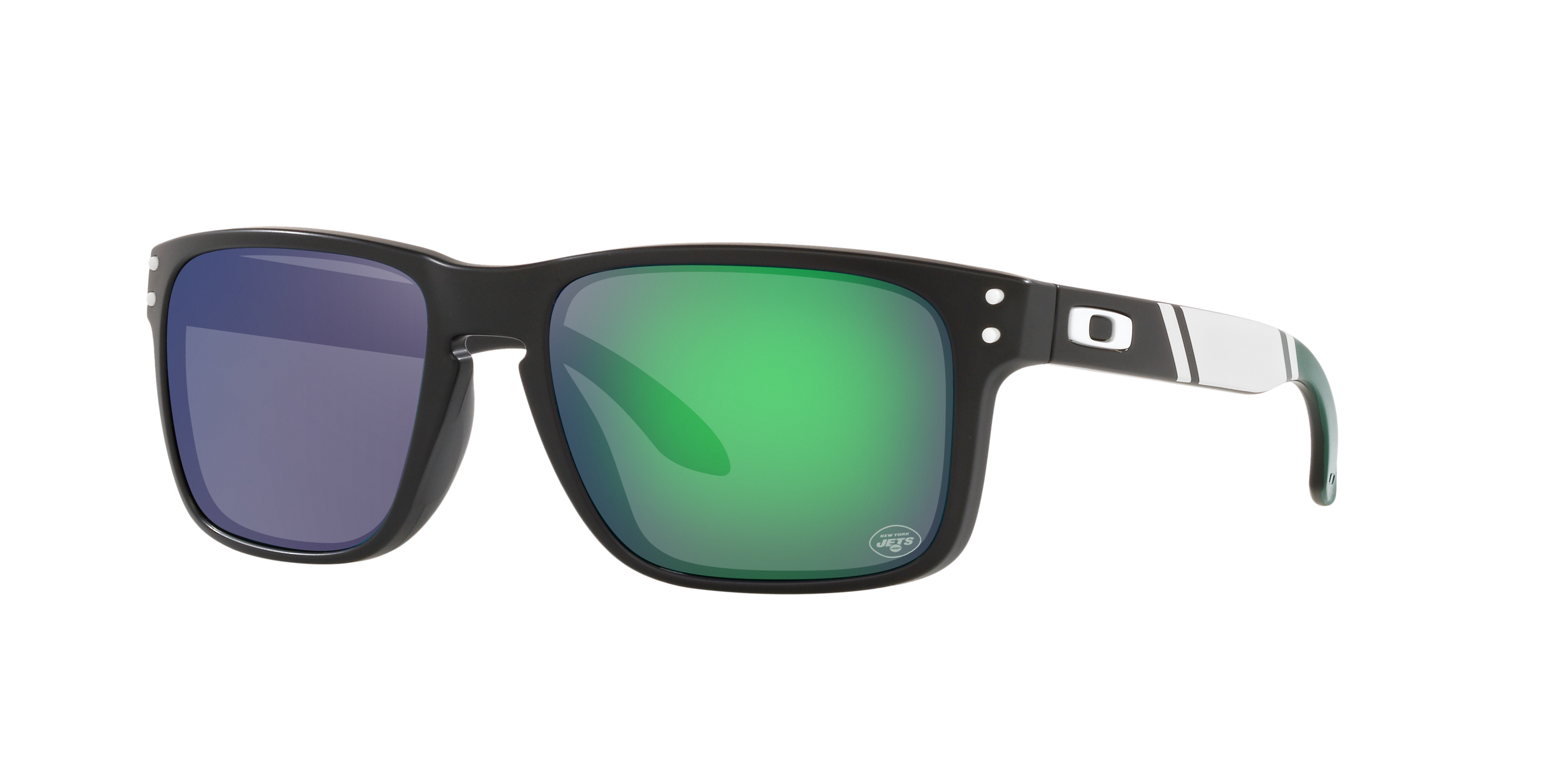 Oakley New York Jets Holbrook Sunglasses - MATTE BLACK Thumbnail View 1