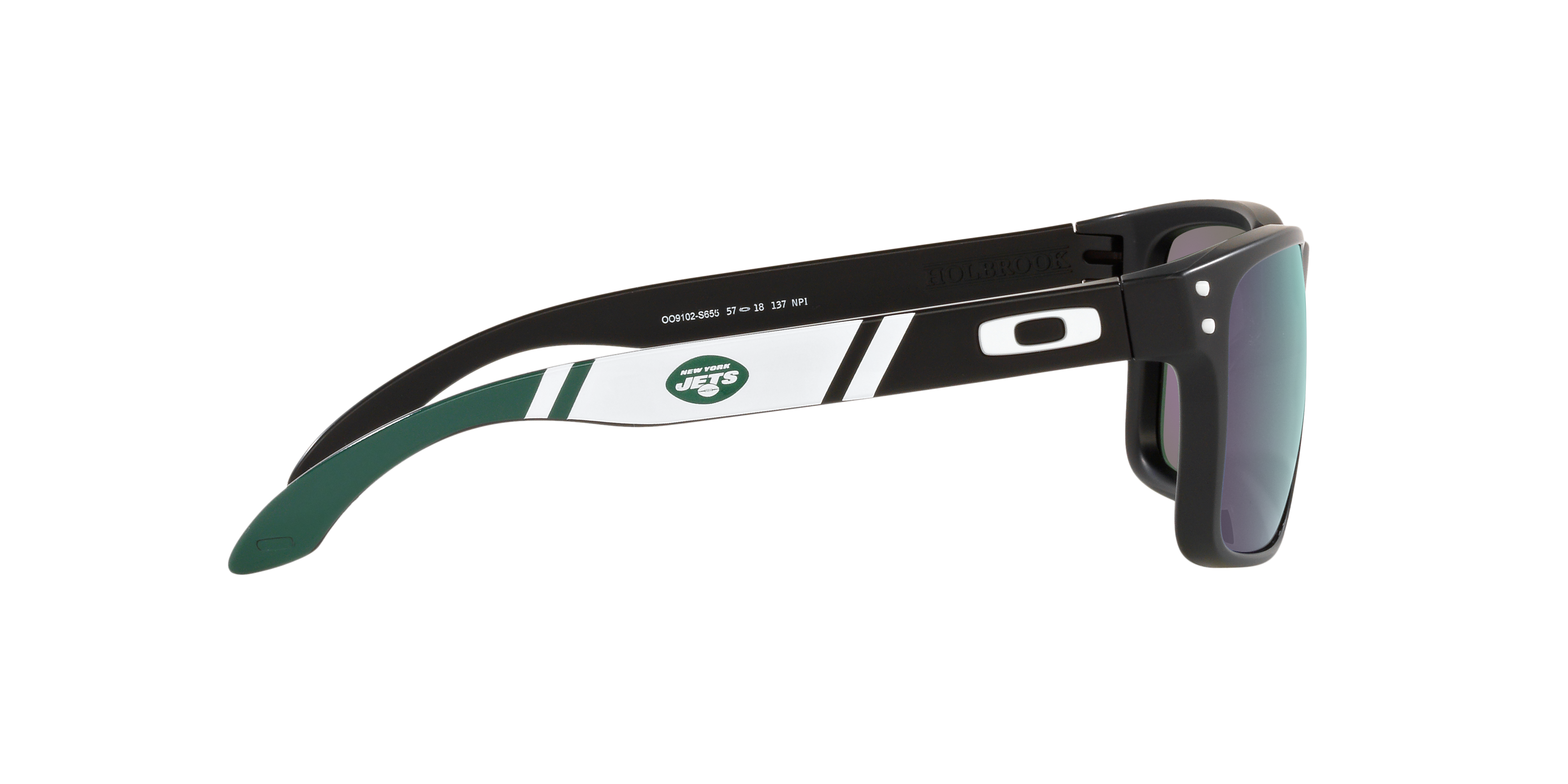 Oakley New York Jets Holbrook Sunglasses - MATTE BLACK Thumbnail View 5
