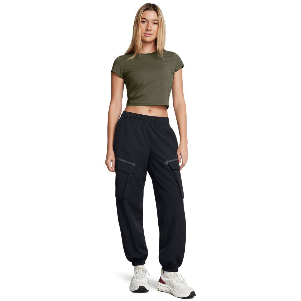 Under Armour Women's UA Unstoppable Cargo Pants - Black - BLACK Thumbnail View 4