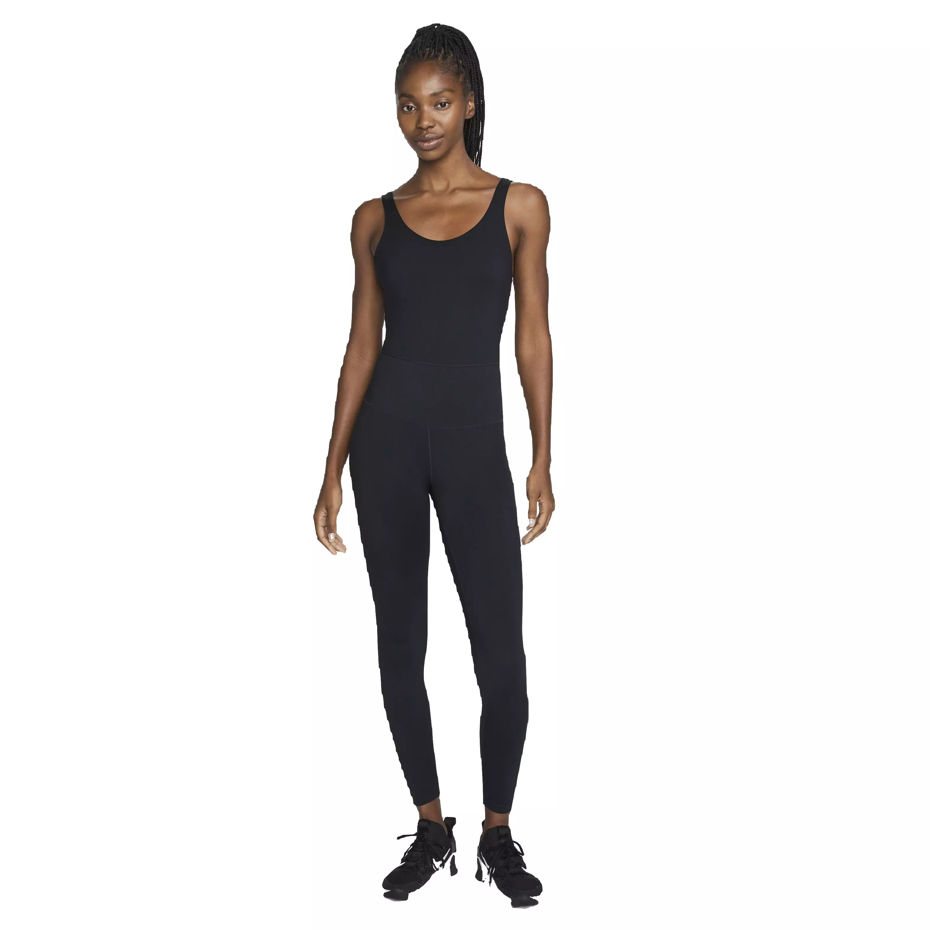 Nike Women's One Dri-FIT Bodysuit - Black - BLACK