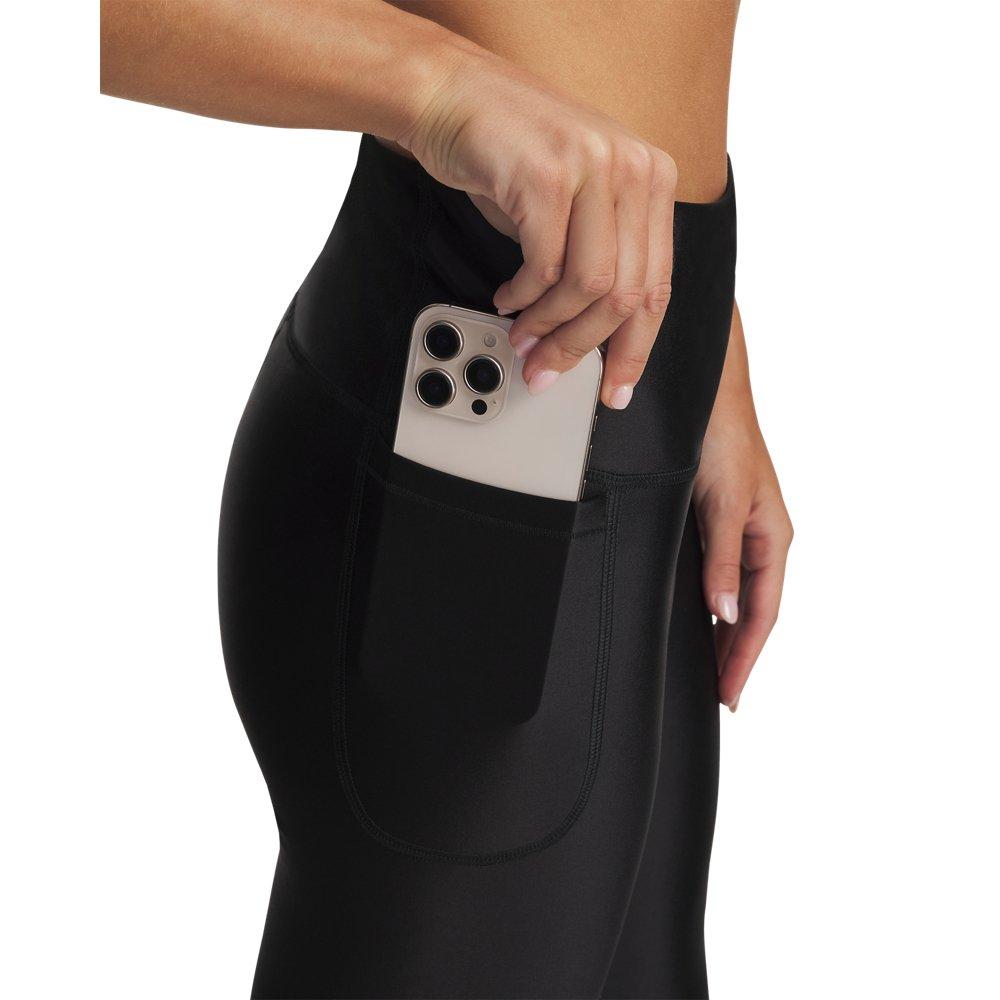 Under Armour Women's Motion Shine Ankle Leggings -Black - BLACK Thumbnail View 3