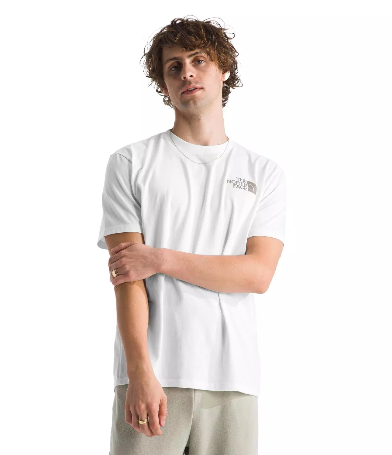 The North Face Men's Short Sleeve Summits Graphic T-Shirt -White - WHITE