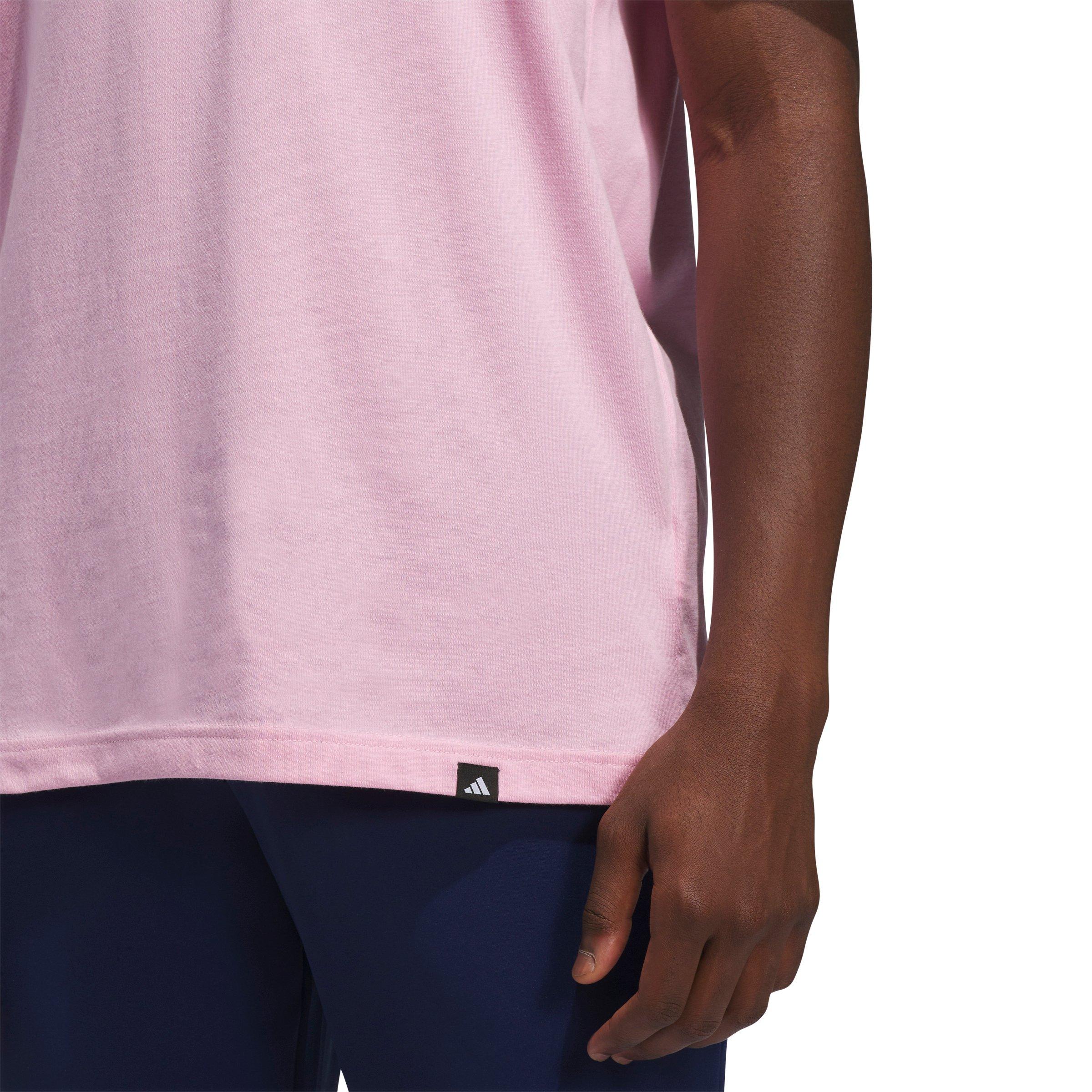 adidas Men's Summer Sunset Graphic T-Shirt - Pink - PINK Thumbnail View 4