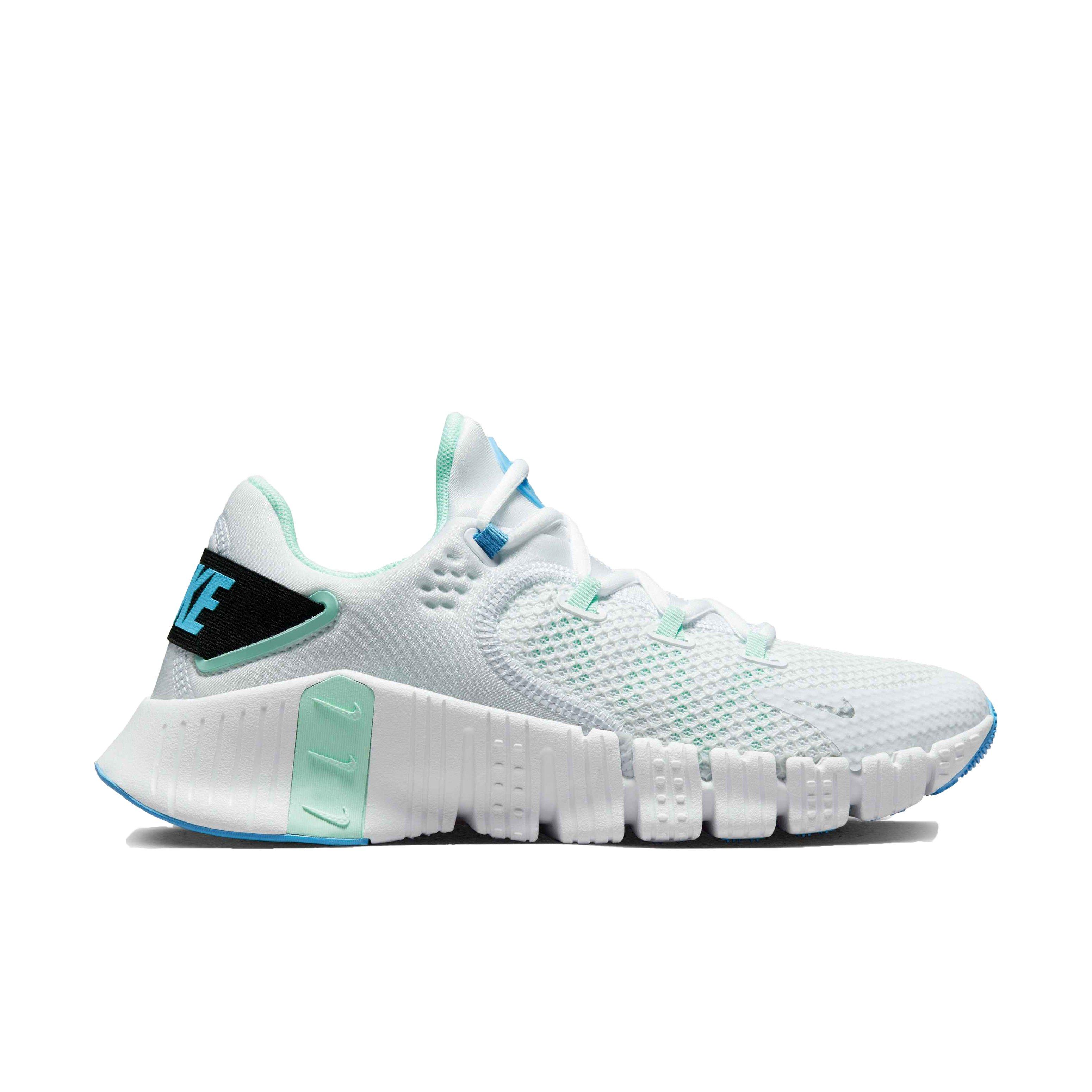 Nike Free Metcon 4 "White/Metallic Silver/Mint Foam" Women's Training Shoe - WHITE Thumbnail View 1