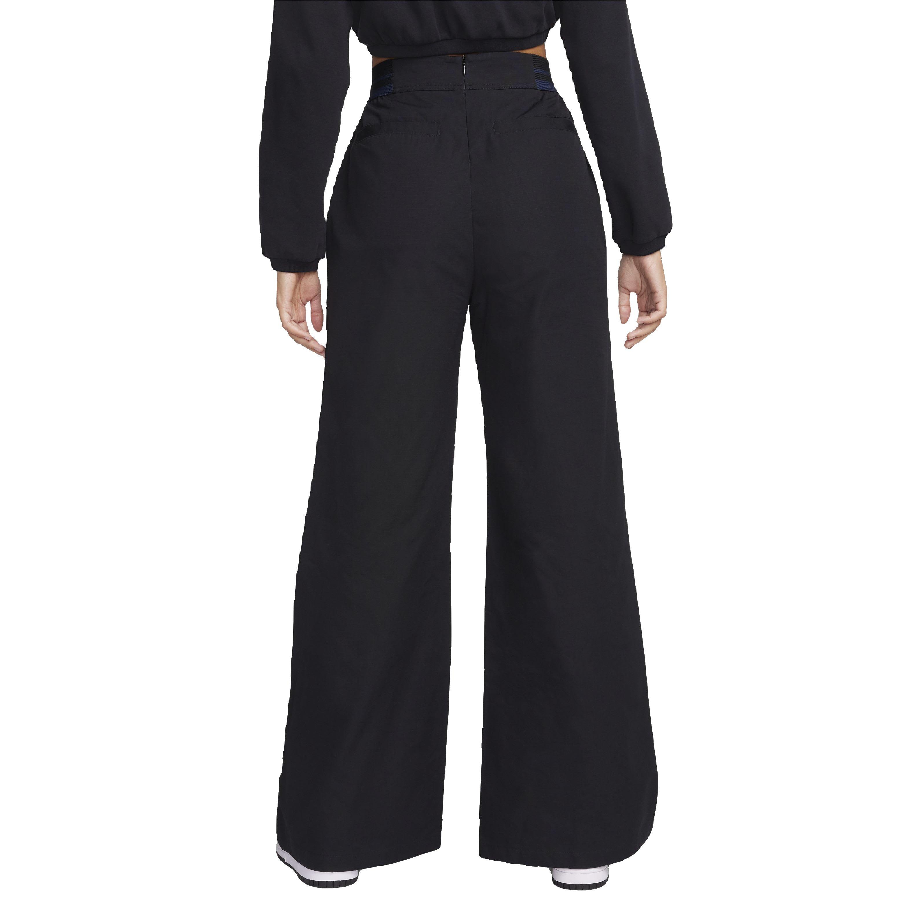 Nike Women's Sportswear Collection High-Waisted Pants - BLACK Thumbnail View 2