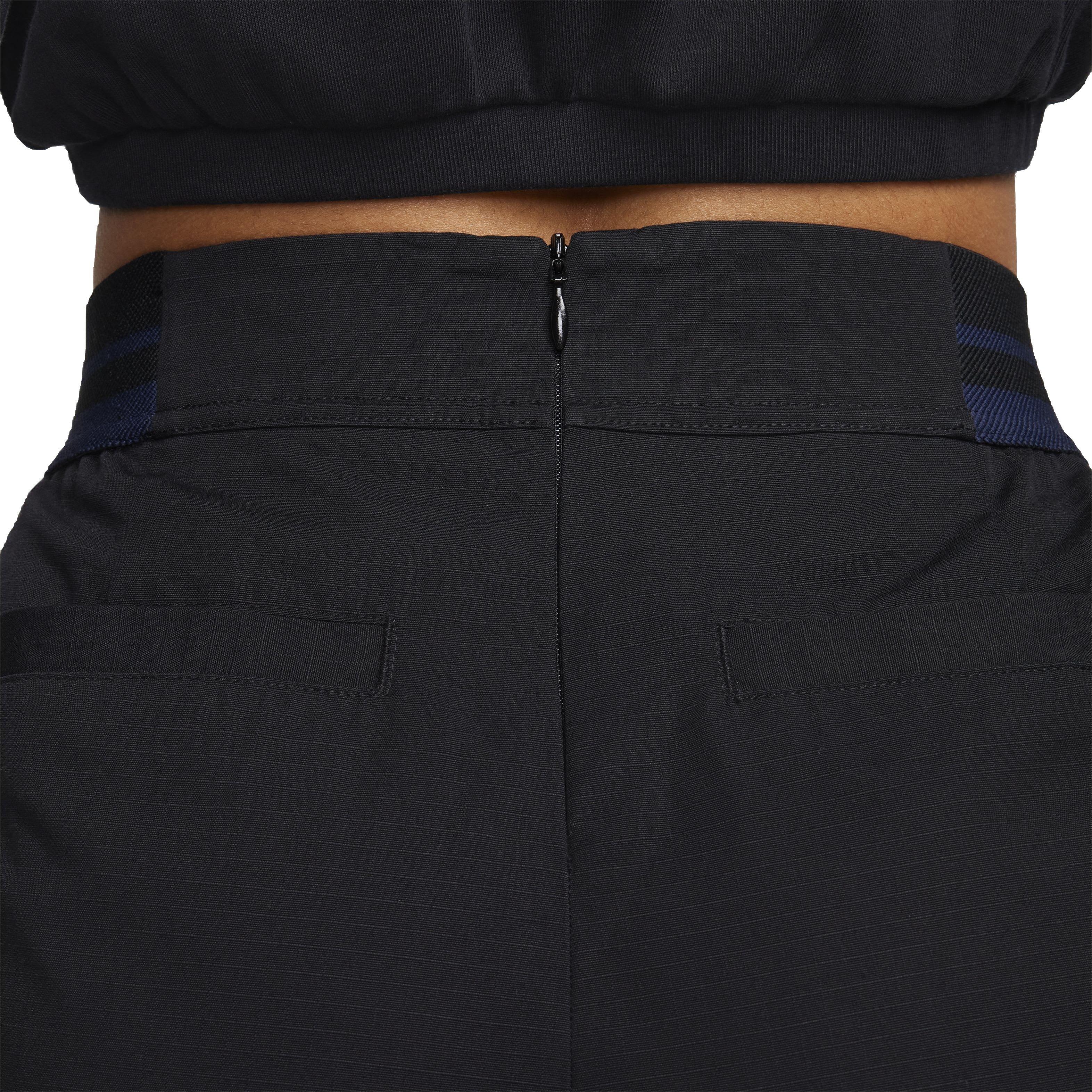Nike Women's Sportswear Collection High-Waisted Pants - BLACK Thumbnail View 5