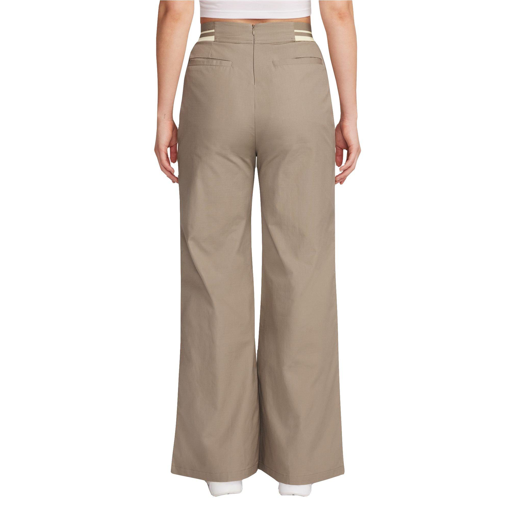 Nike Women's Sportswear Collection High-Waisted Pants - KHAKI Thumbnail View 2