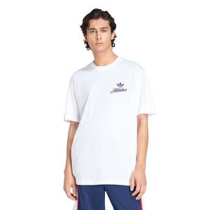adidas Originals Men's Summer League GFX Varsity T-Shirt - White