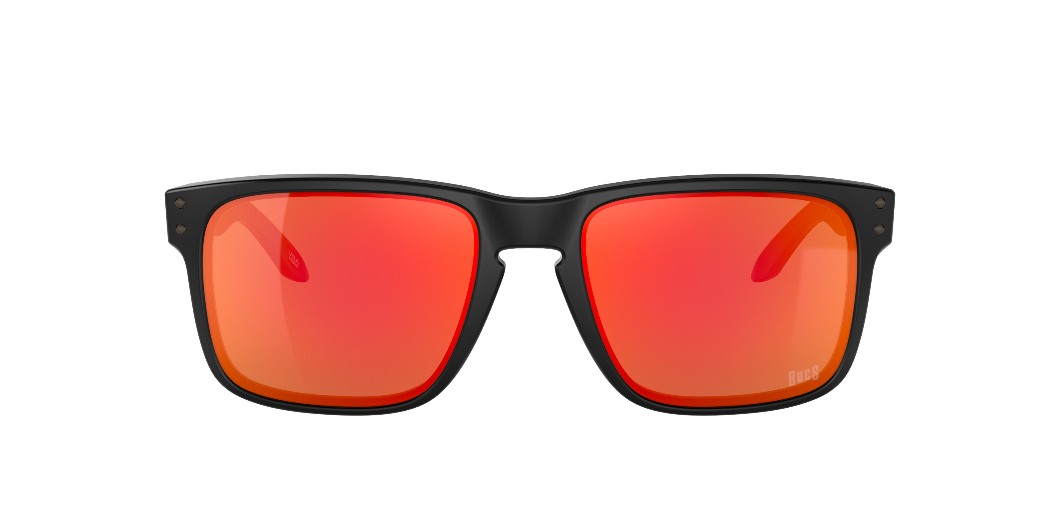 Oakley Tampa Bay Buccaneers Holbrook Sunglasses - MATTE BLACK Thumbnail View 2