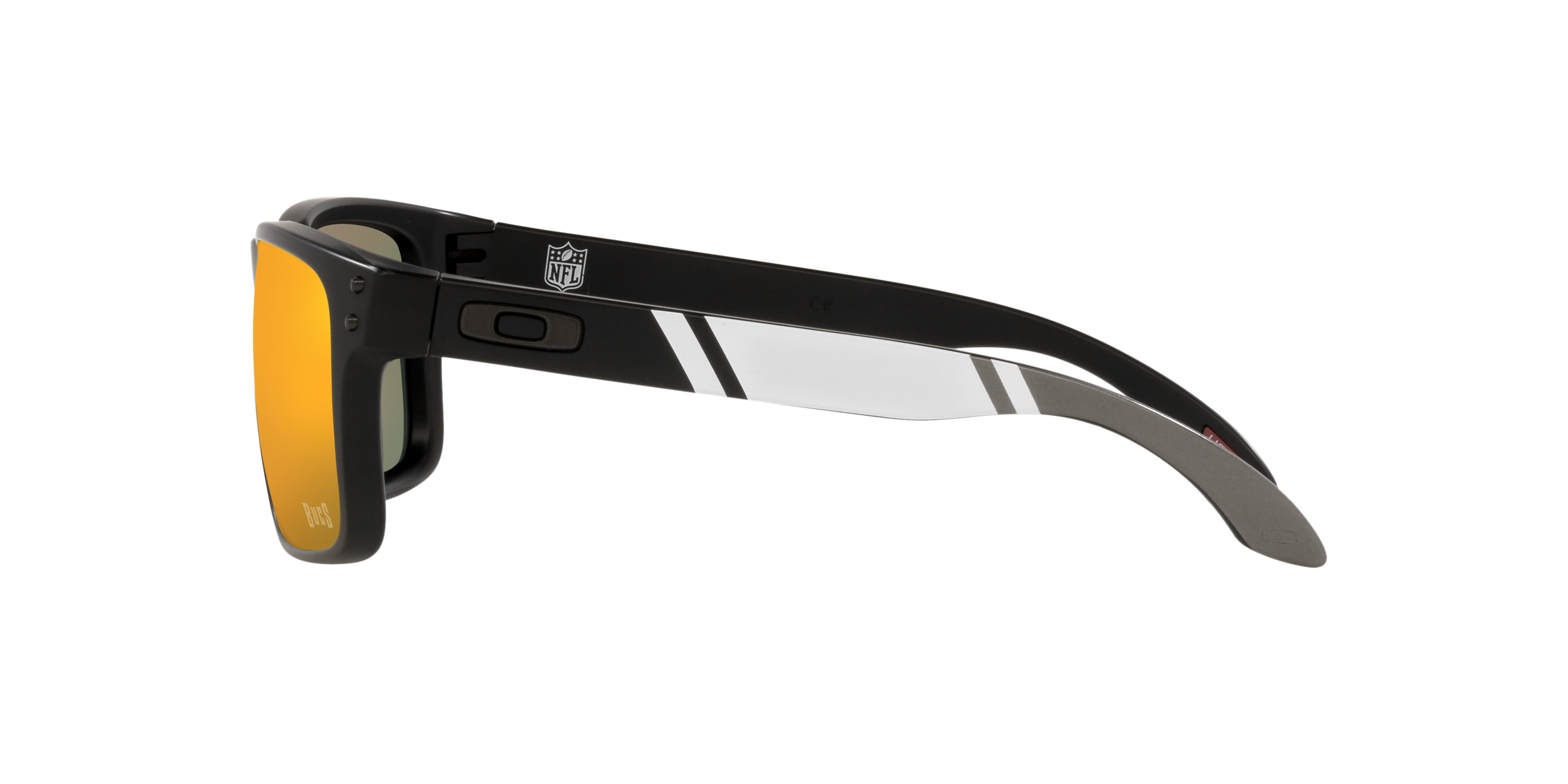 Oakley Tampa Bay Buccaneers Holbrook Sunglasses - MATTE BLACK Thumbnail View 4