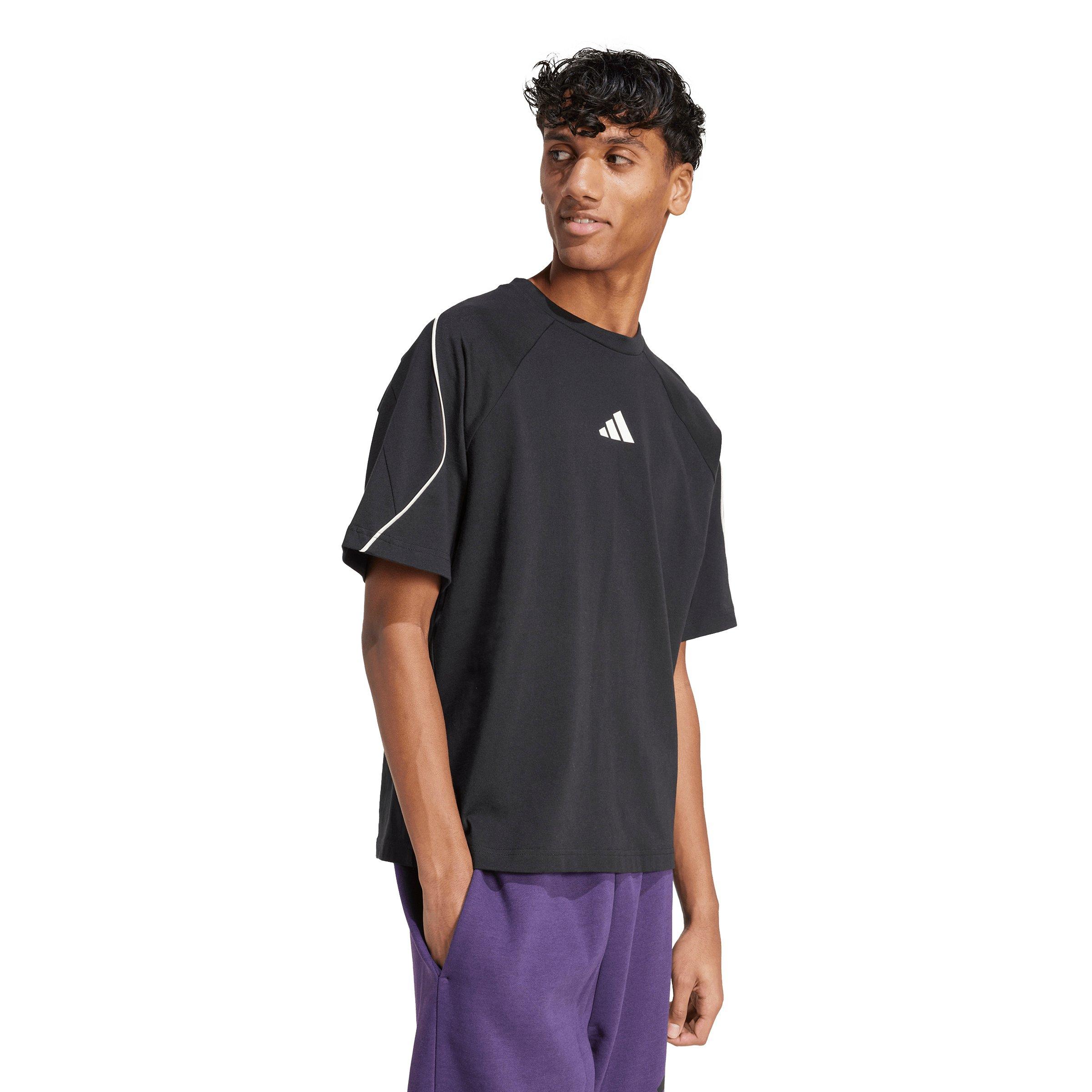 adidas Men's Stadium T-Shirt - Black - BLACK Thumbnail View 5