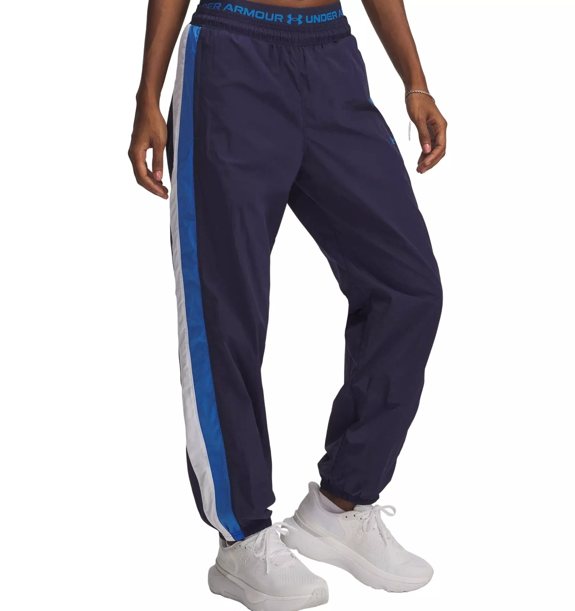 Under Armour Women's Icon Crinkle Pants - Navy/Blue - NAVY/BLUE
