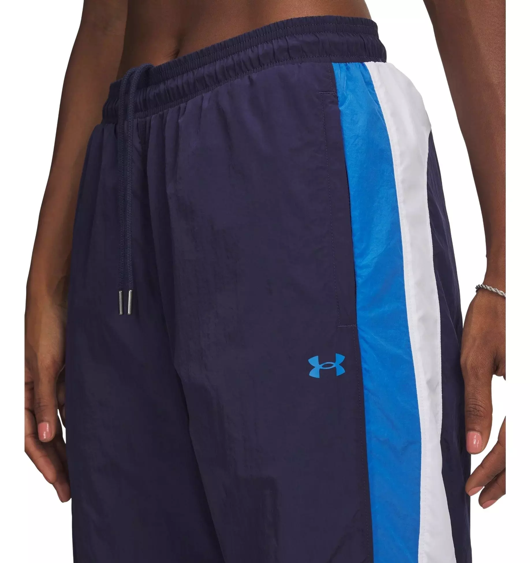 Under Armour Women's Icon Crinkle Pants - Navy/Blue - NAVY/BLUE