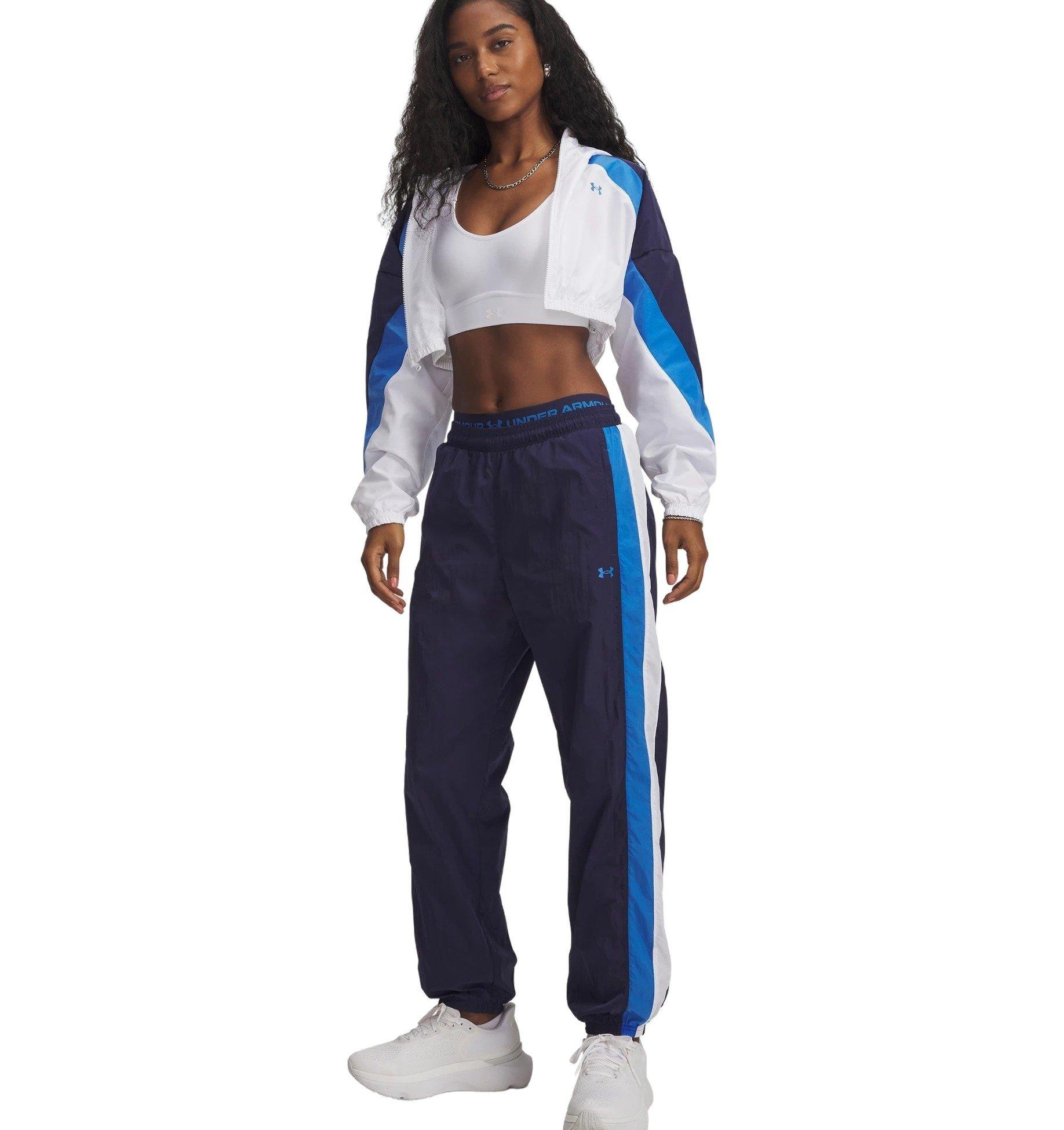 Under Armour Women's Icon Crinkle Pants - Navy/Blue - NAVY/BLUE Thumbnail View 4