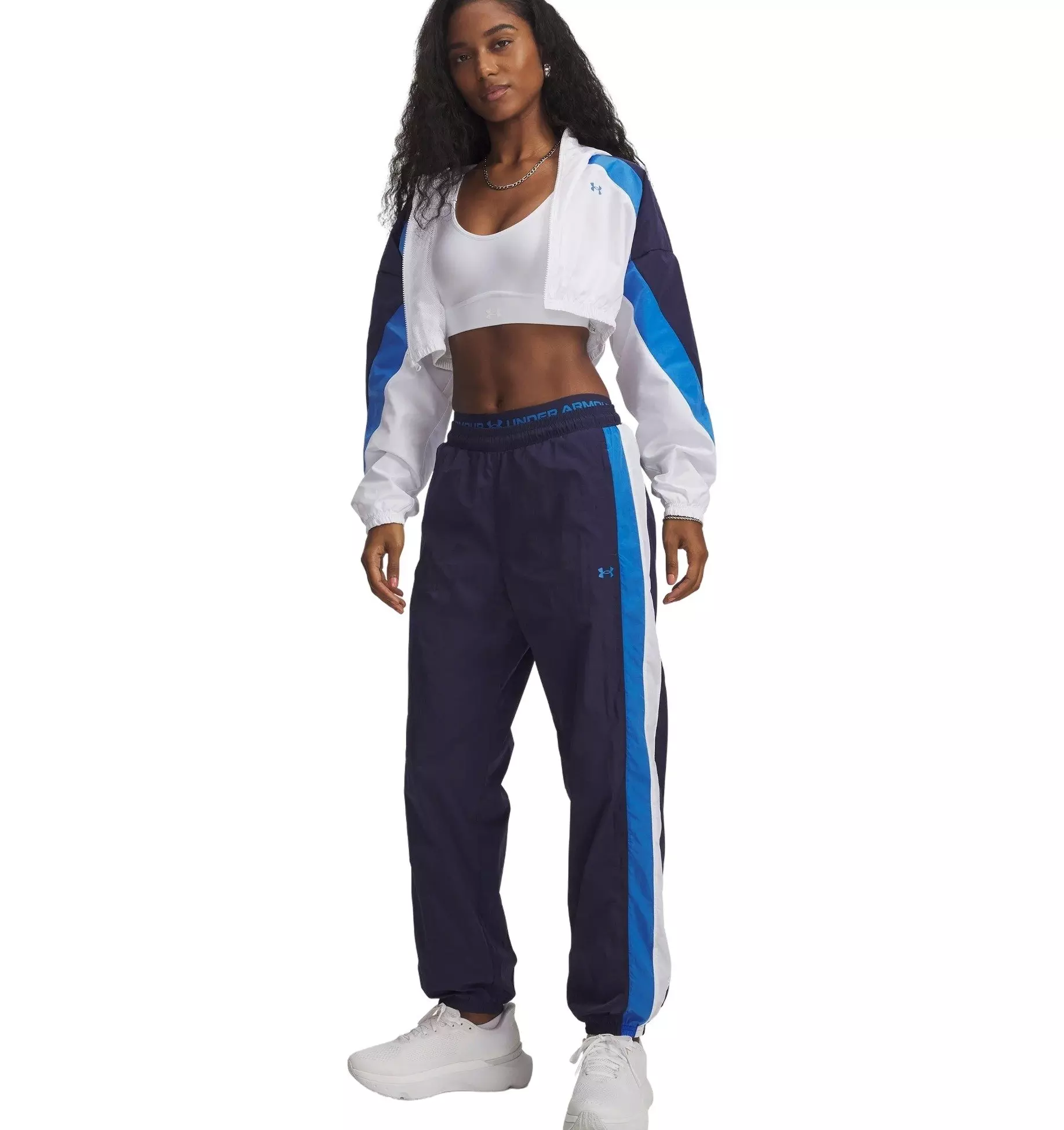 Under Armour Women's Icon Crinkle Pants - Navy/Blue - NAVY/BLUE