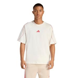 adidas Originals Men's Stadium T-Shirt - Cream/Red