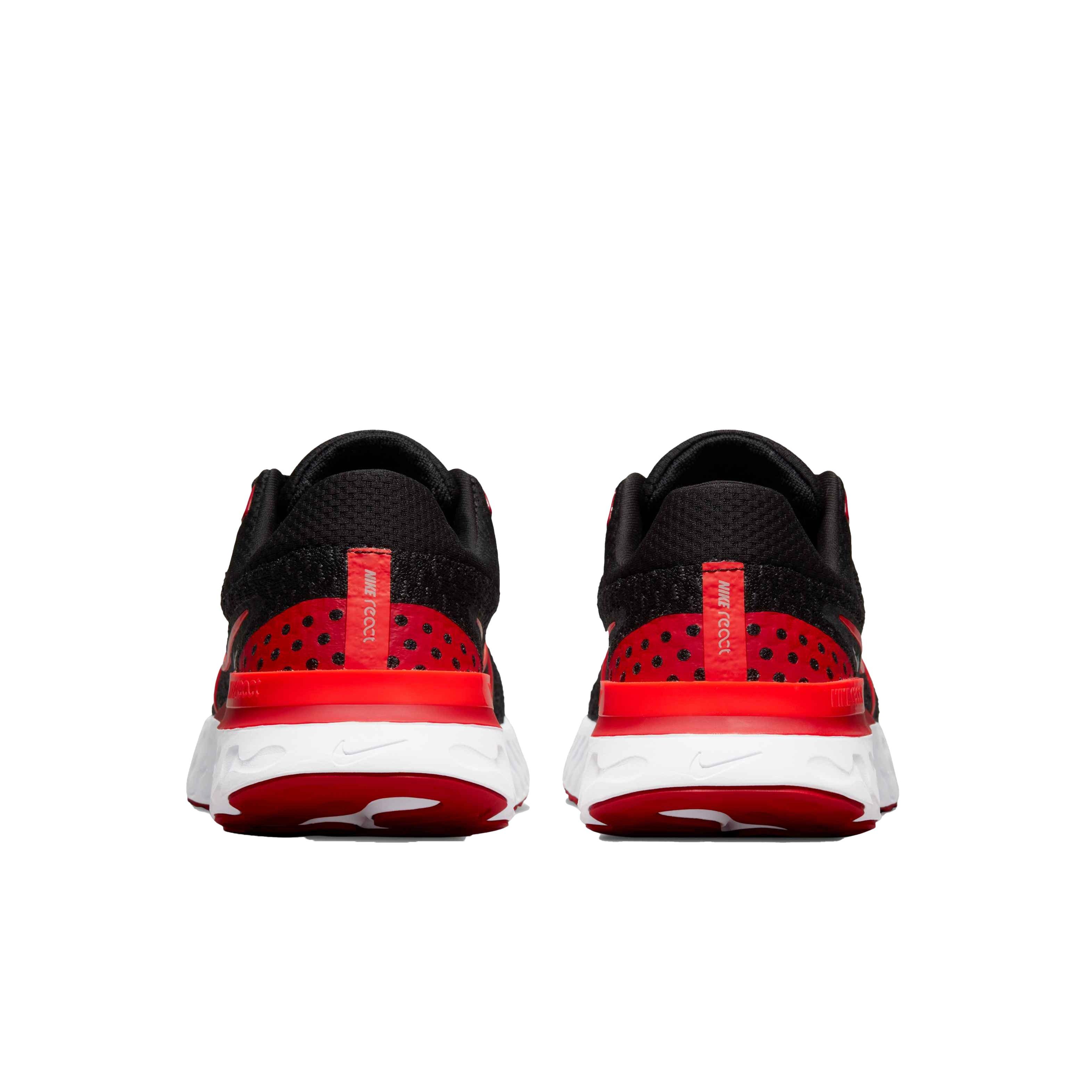Nike React Infinity 3 "Black/Bright Crimson/University Red" Women's Running Shoe - BLACK Thumbnail View 5