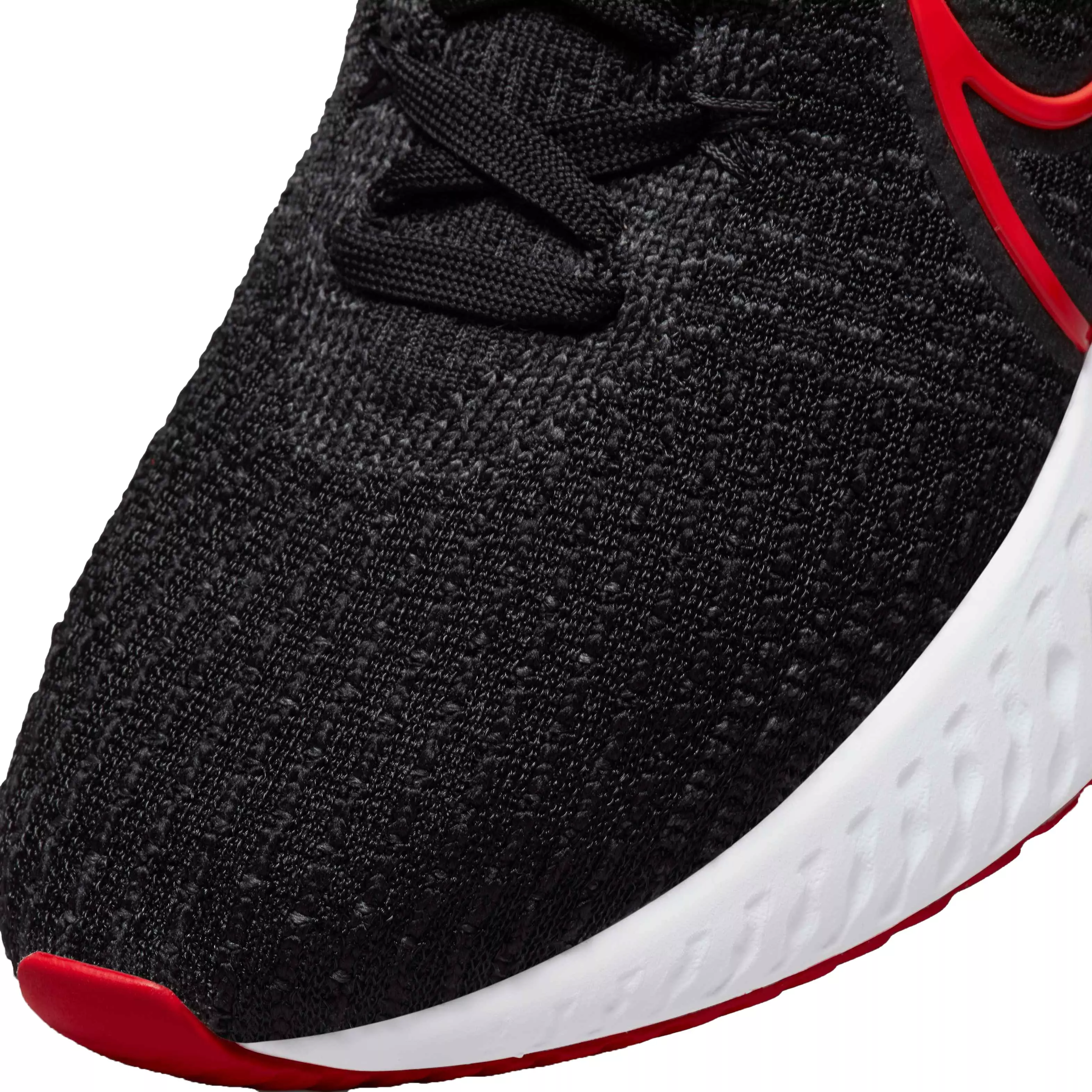 Nike React Infinity 3 "Black/Bright Crimson/University Red" Women's Running Shoe - BLACK