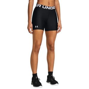 Under Armour Women's HeatGear Middy 5" Shorts - Black/White