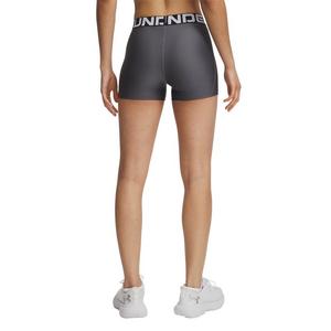 Under Armour Women's HeatGear Shorty 3" Shorts - Grey/White