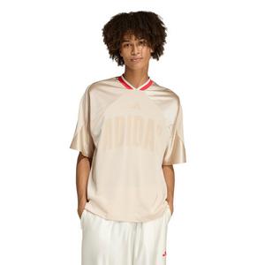 adidas Men's Stadium Graphic Mesh T-Shirt - Cream/Red